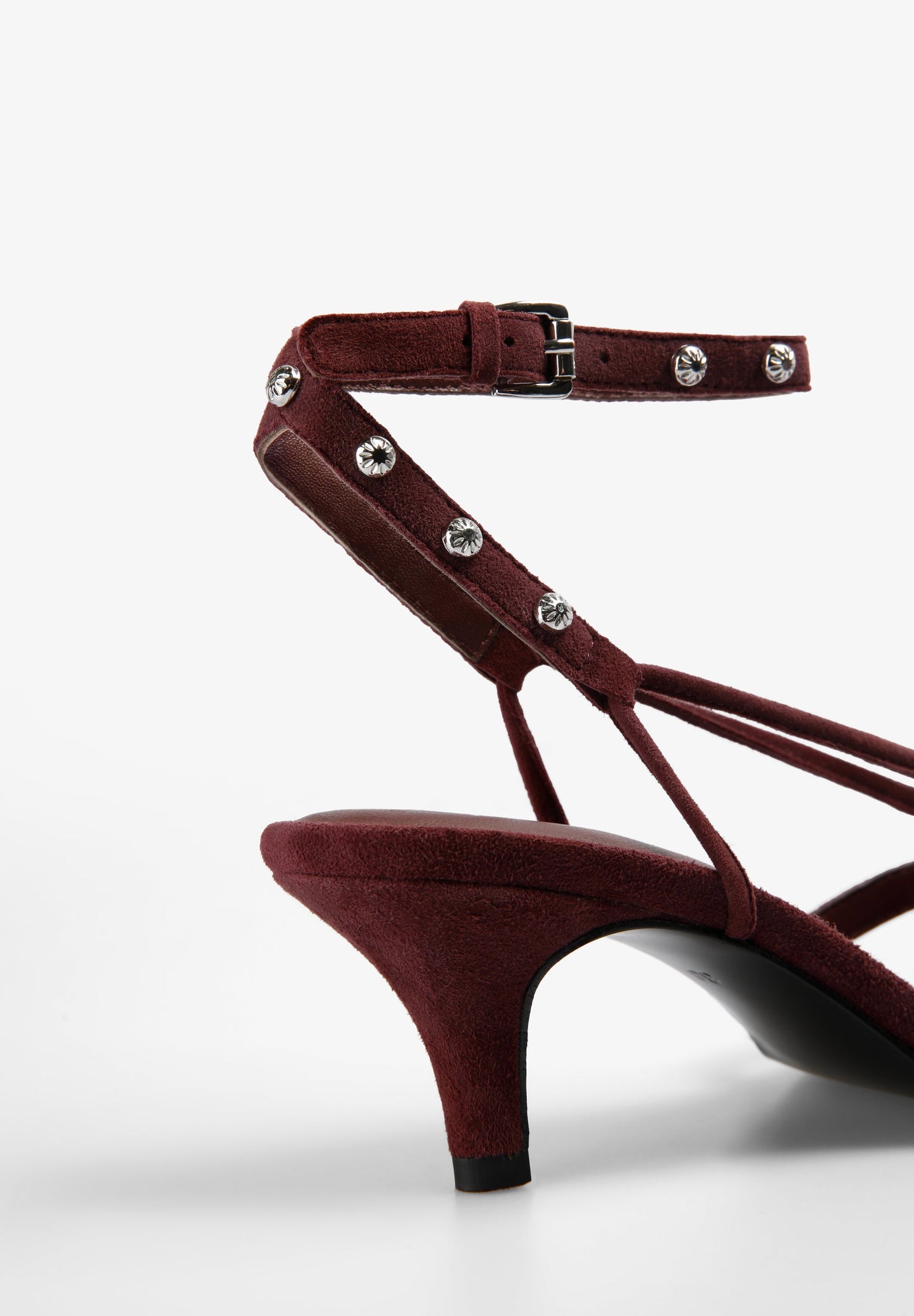 HEELED SANDALS WITH RHINESTONES