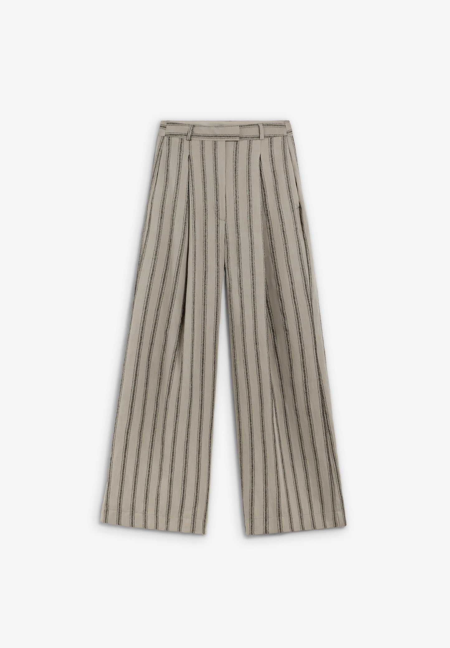 STRIPED CULOTTES WITH DARTS