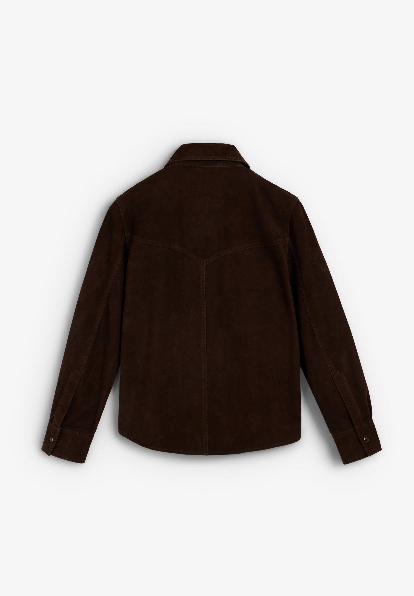 SUEDE SHIRT WITH STUDS