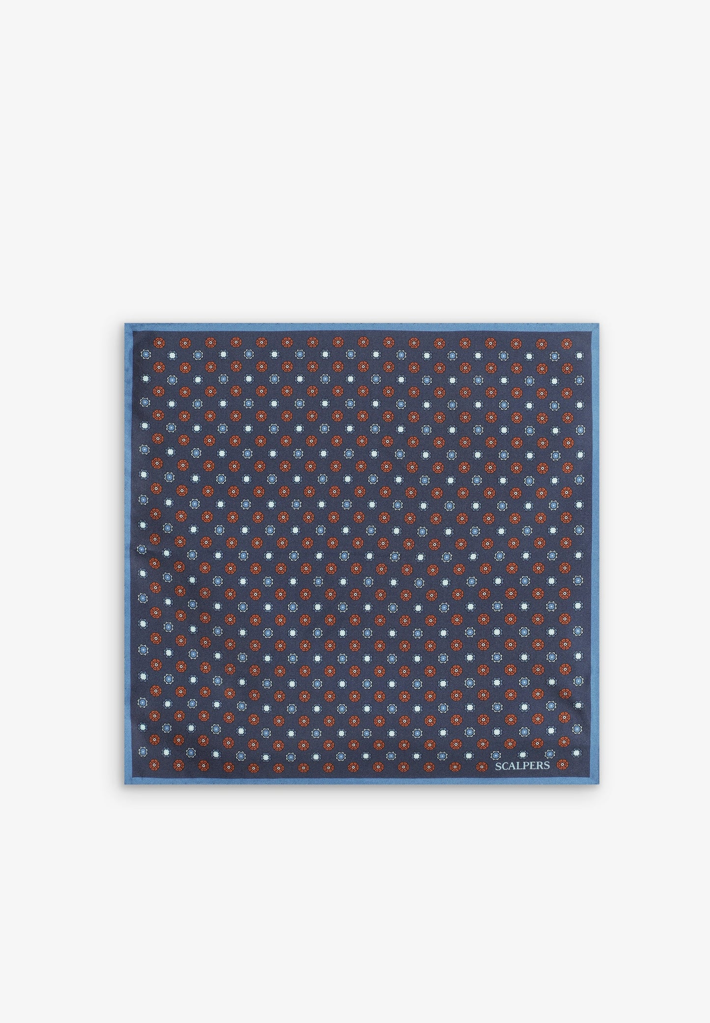 SILK CALEIDO PRINT POCKET SQUARE