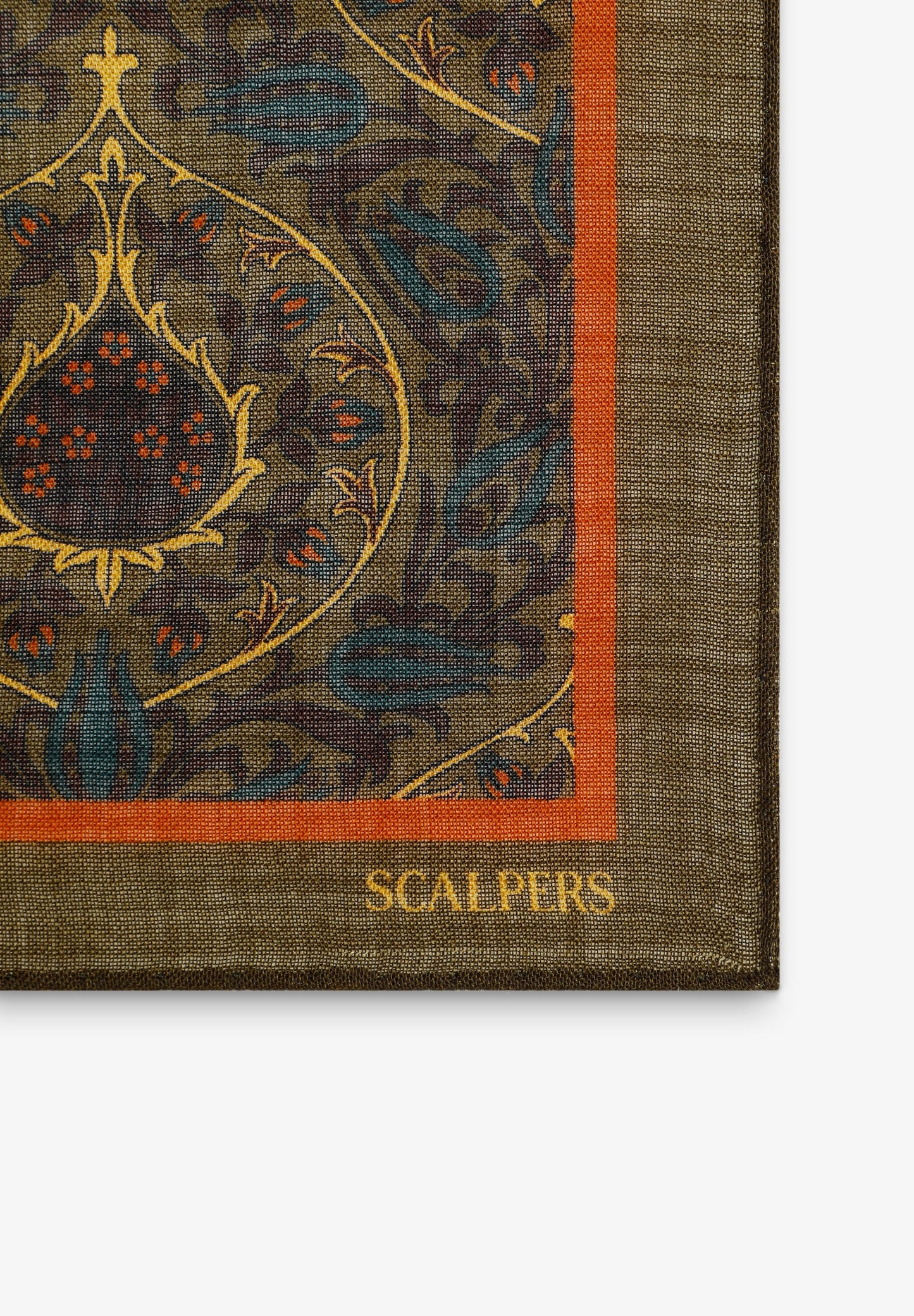 SILK PAISLEY PRINT POCKET SQUARE