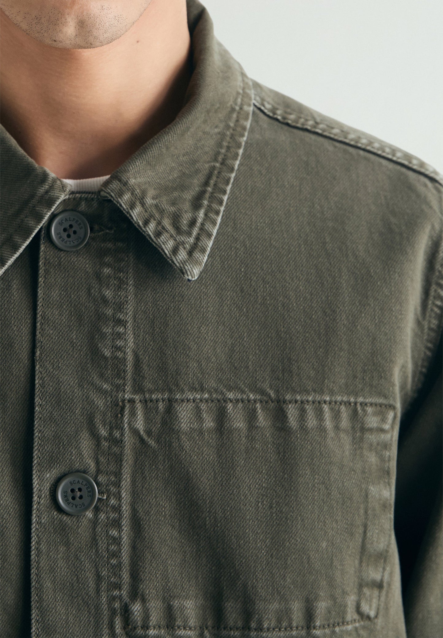 WORKER JACKET WITH POCKETS