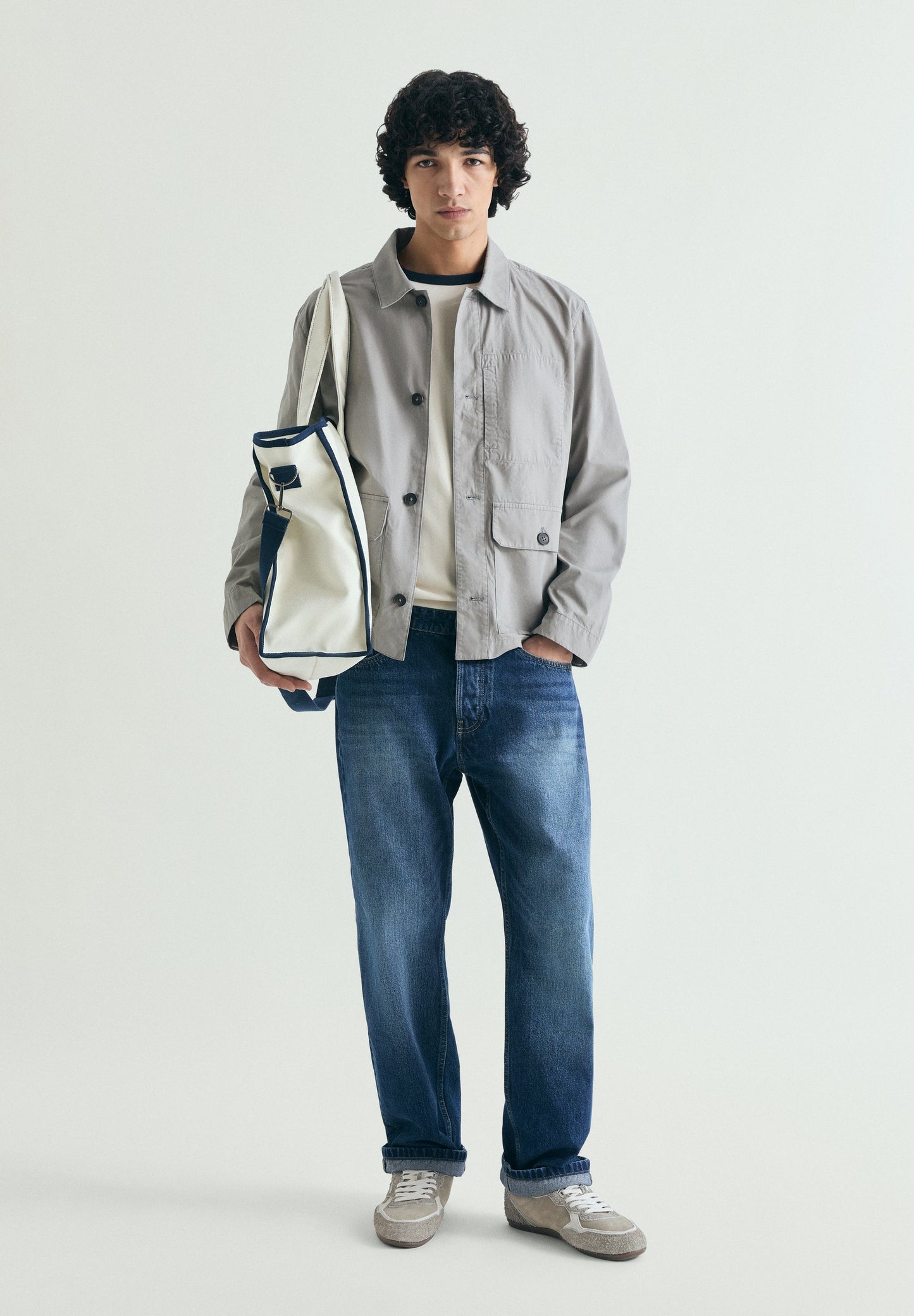 COTTON OVERSHIRT WITH POCKETS