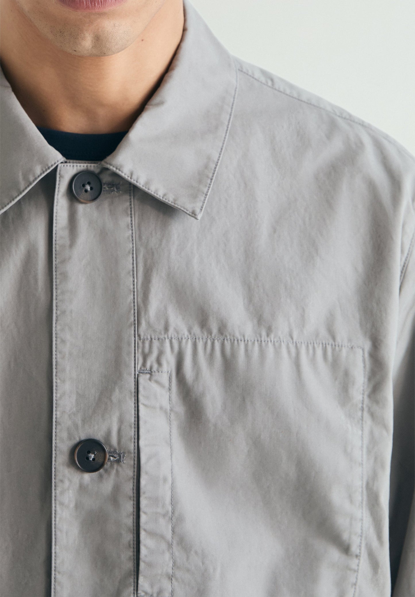 COTTON OVERSHIRT WITH POCKETS