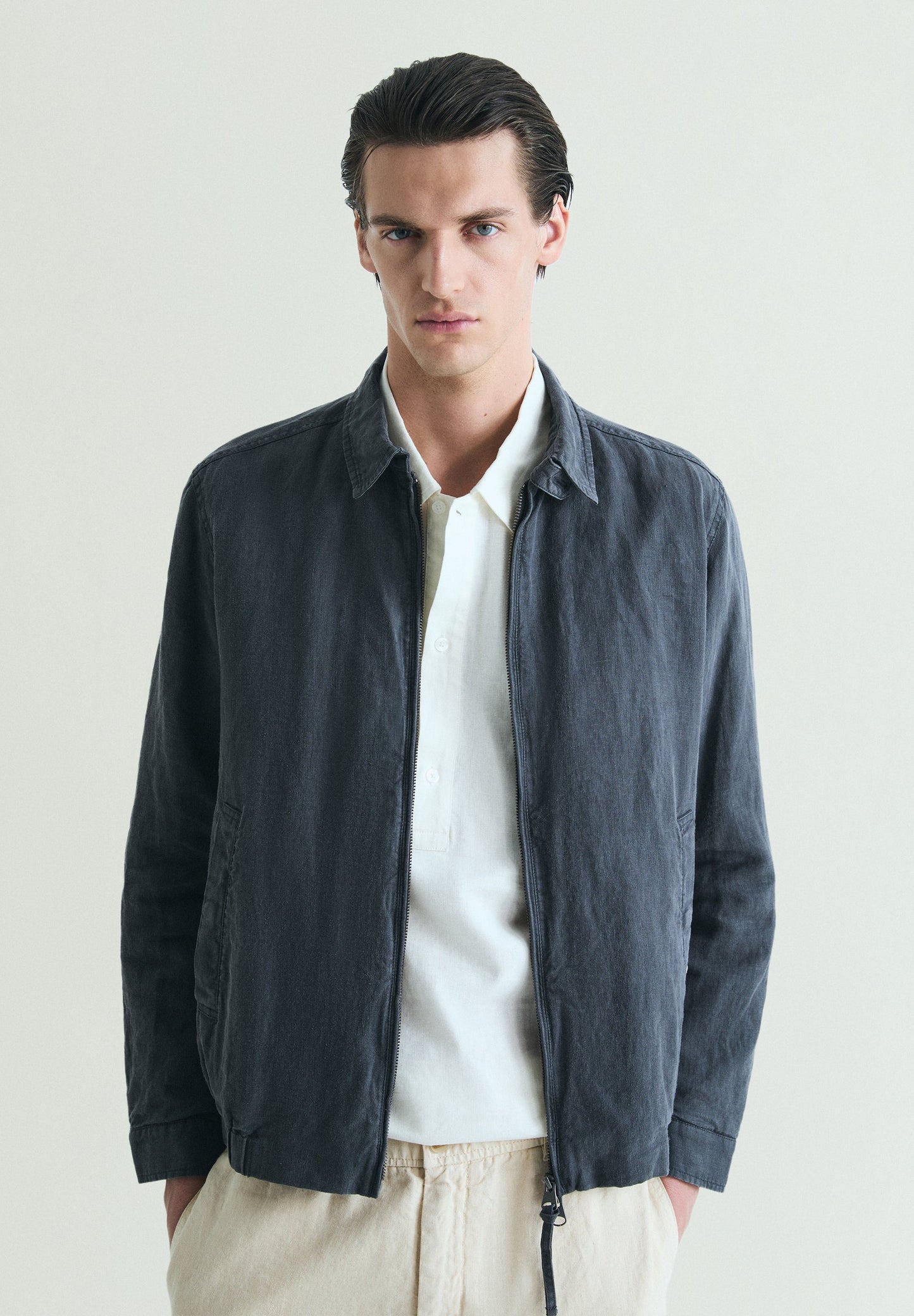 SCBOMBER LINEN JACKET