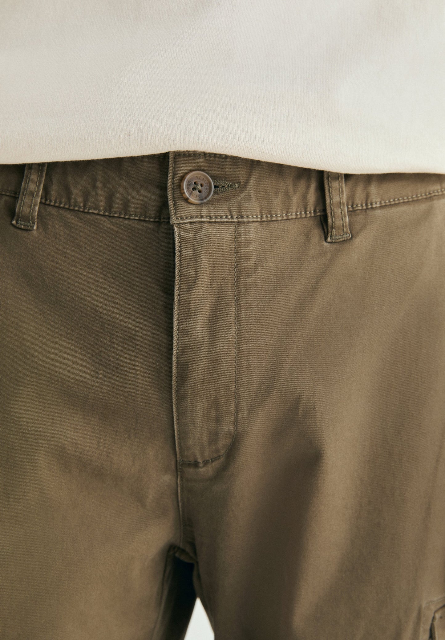 SLIM FIT CARGO TROUSERS