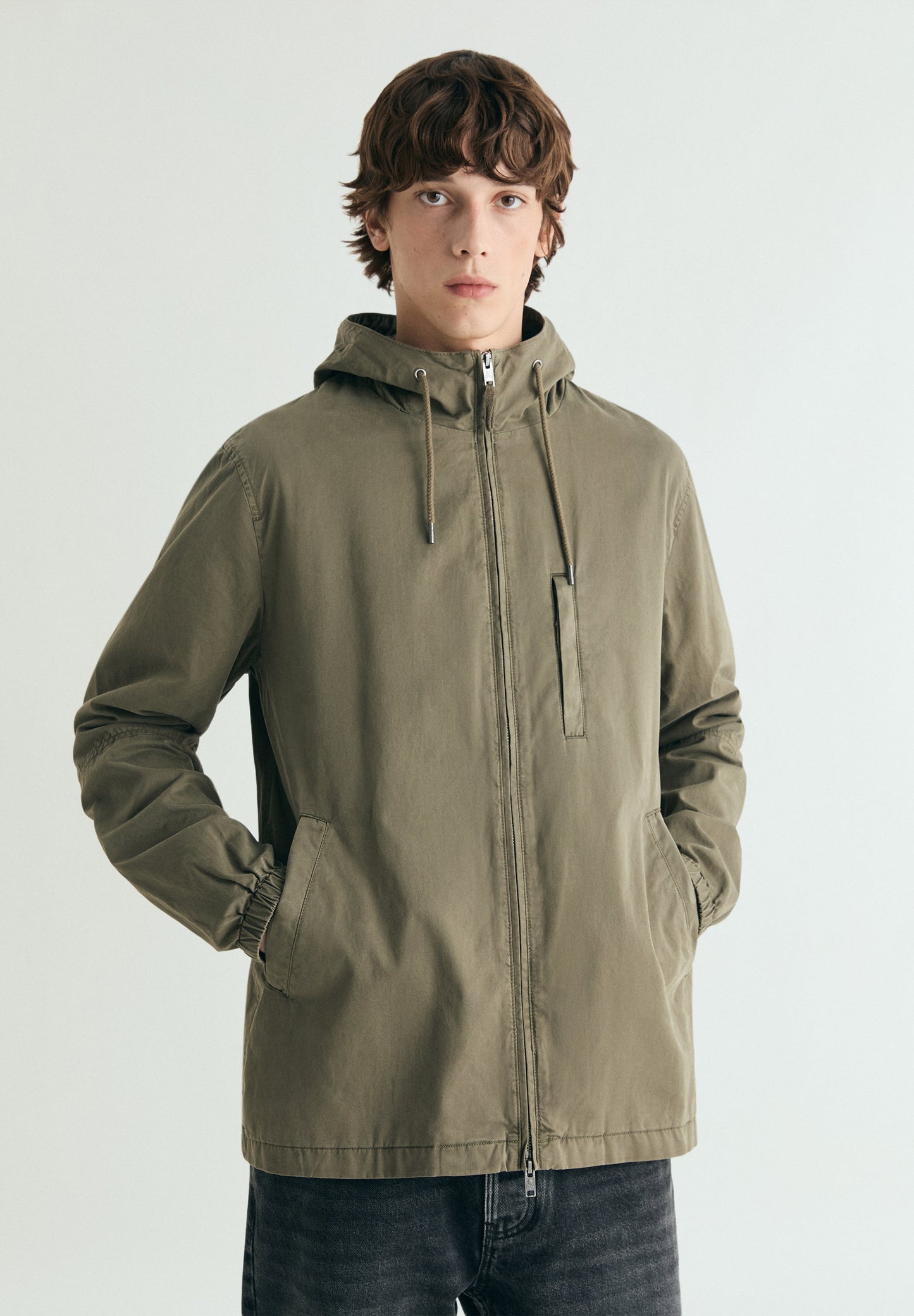 HOODED JACKET WITH MATCHING SKULL