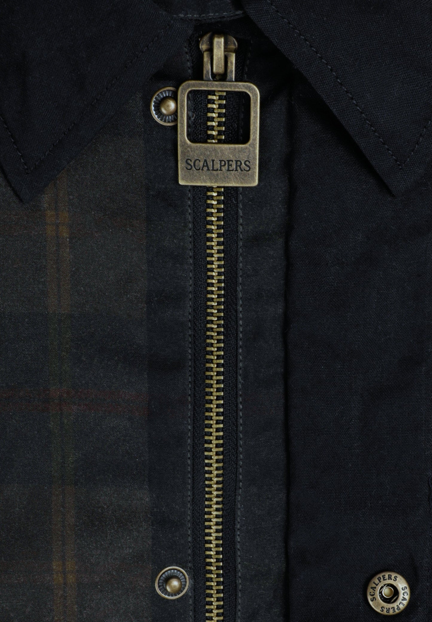 CHECK WAXED JACKET