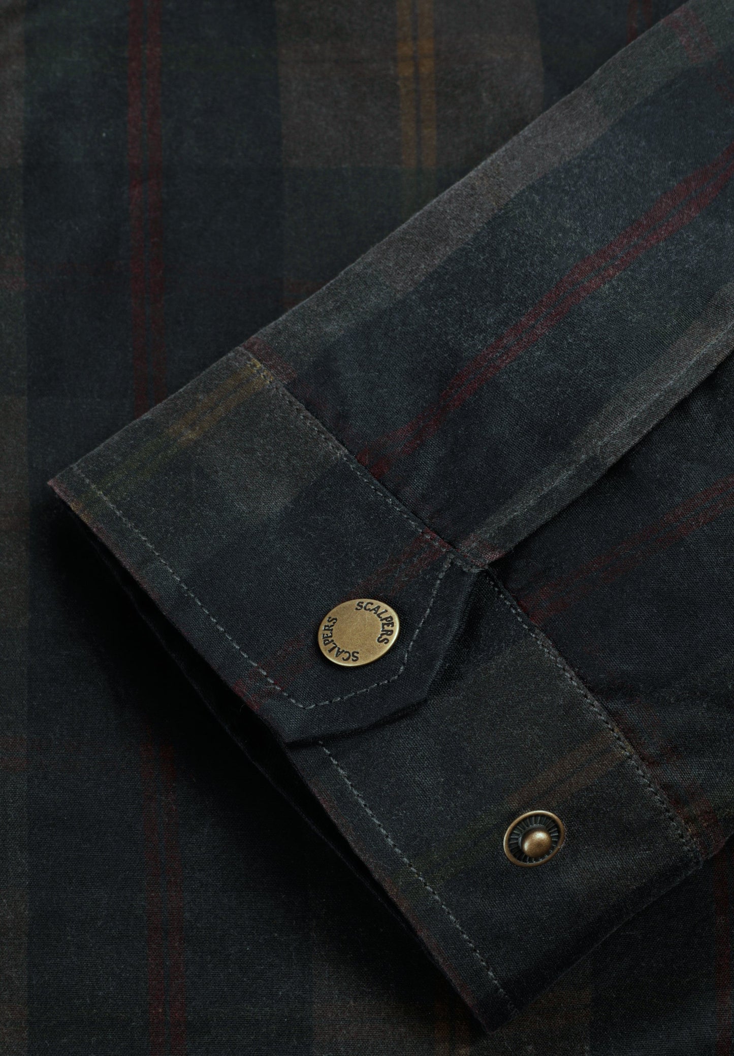CHECK WAXED JACKET