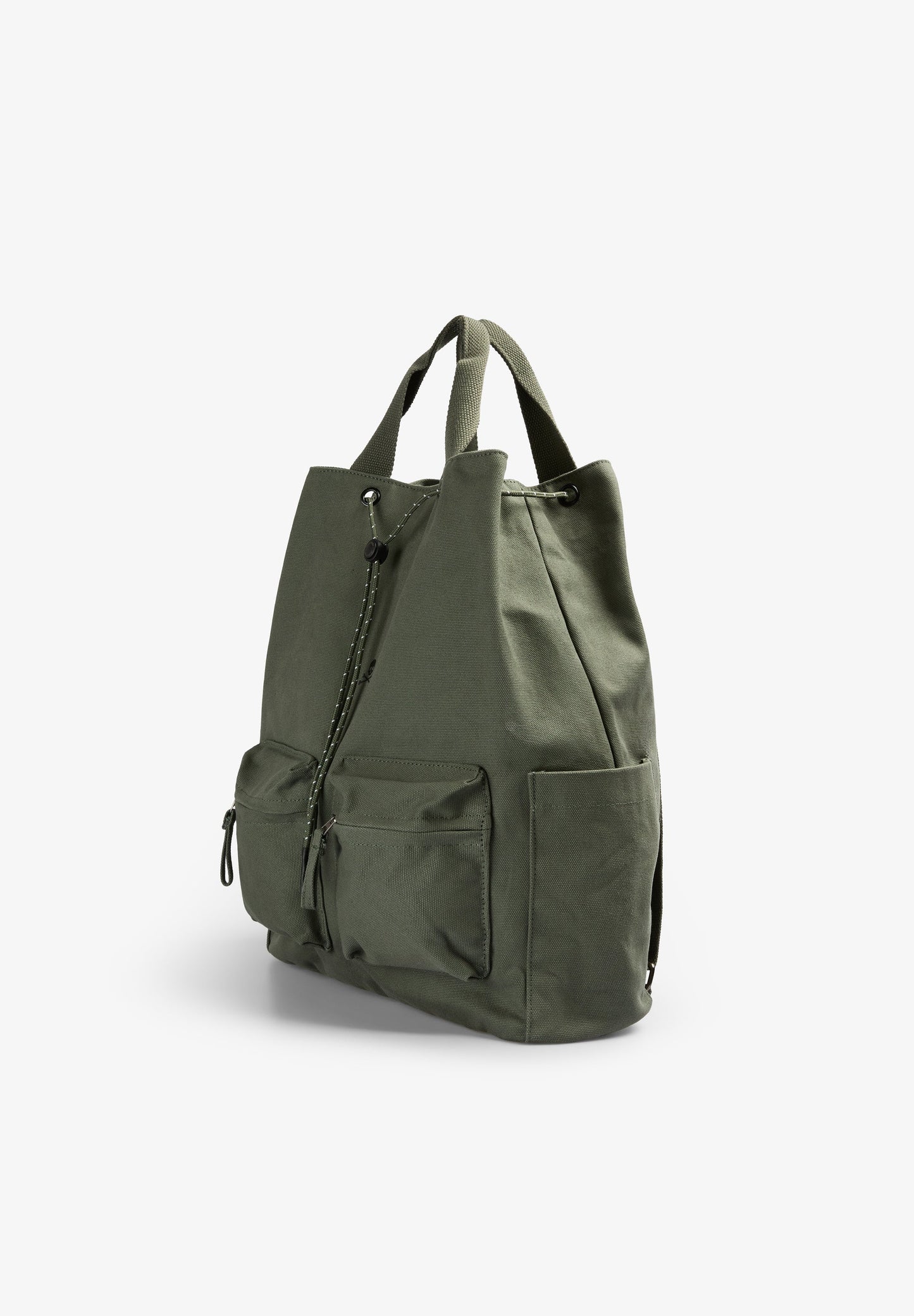CANVAS BACKPACK WITH ADJUSTABLE DRAWSTRING