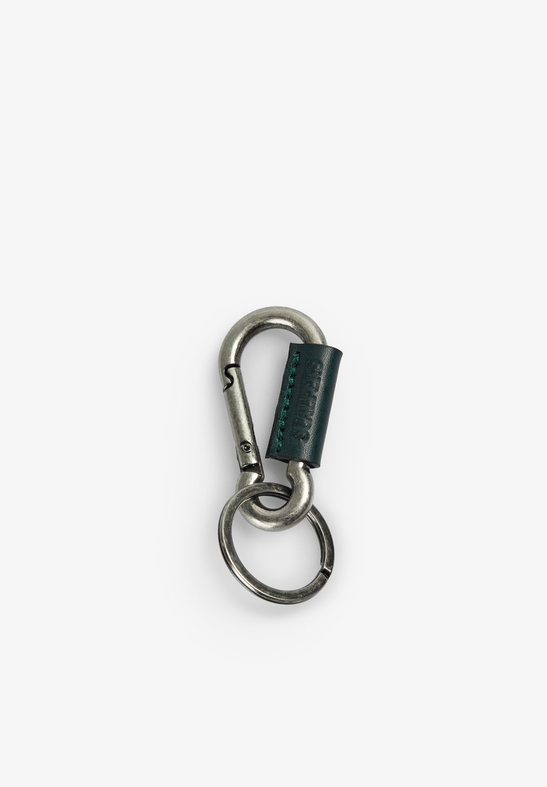 LEATHER CARABINER KEYCHAIN