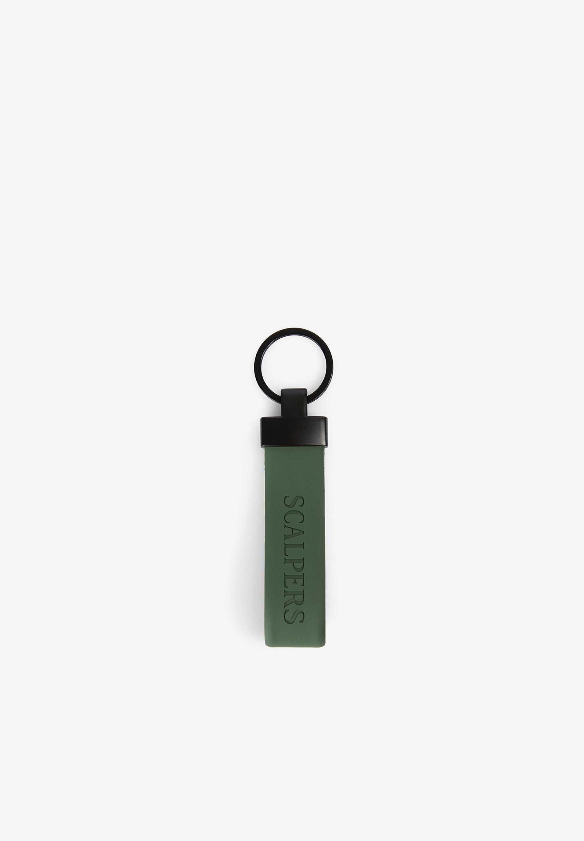 ENGRAVED RUBBER KEYCHAIN