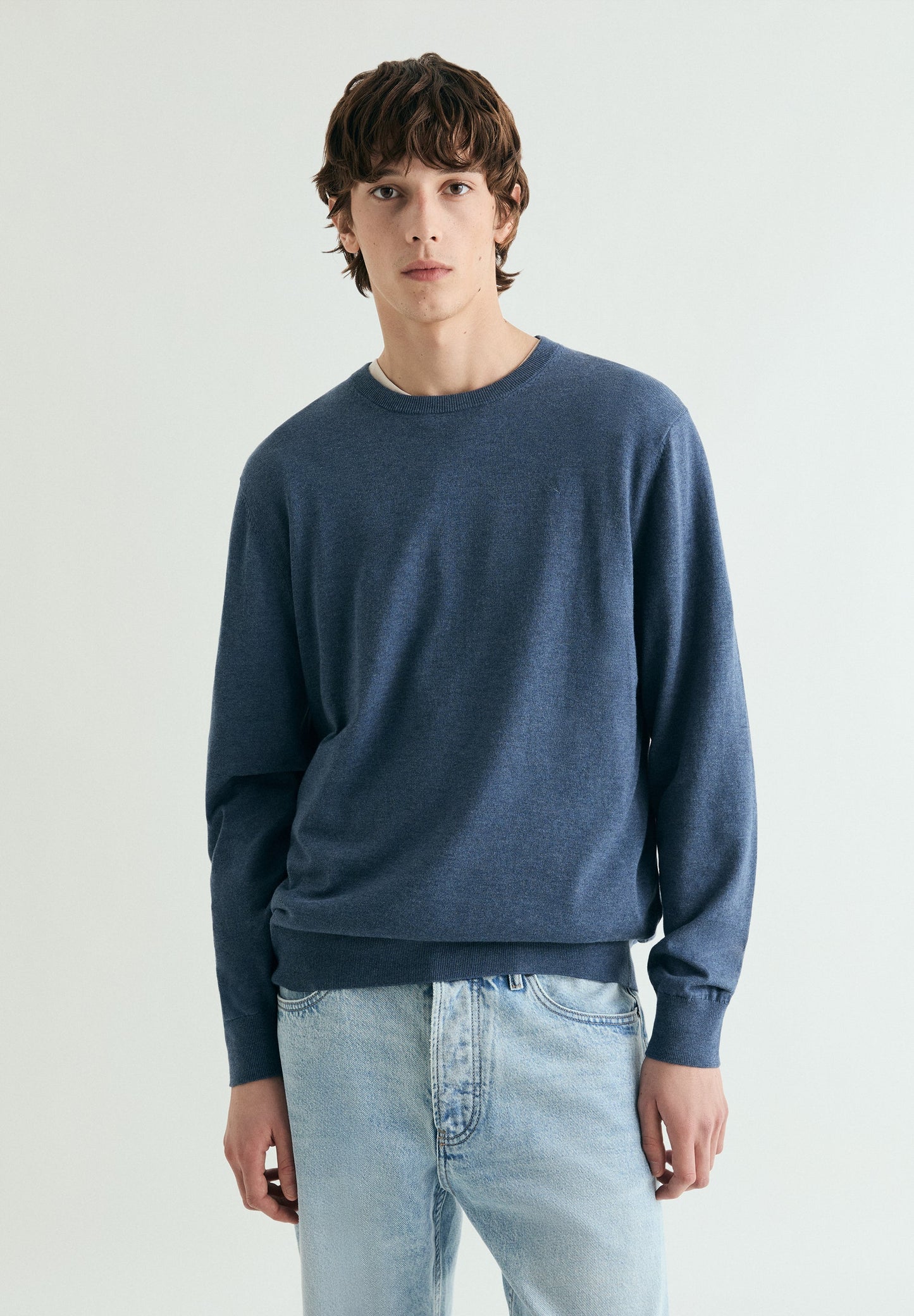 SUPIMA RIBBED SWEATER