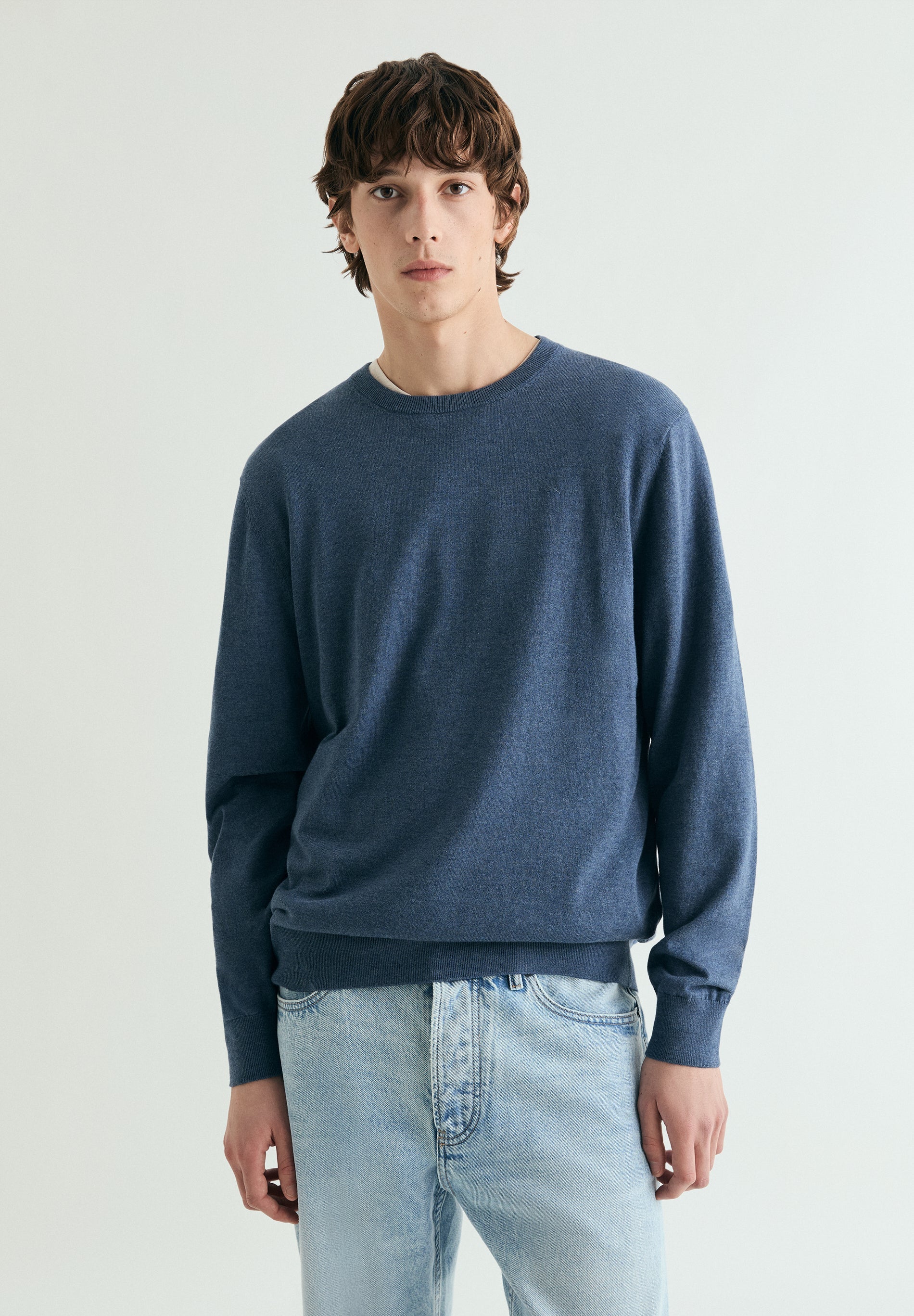 SUPIMA RIBBED SWEATER