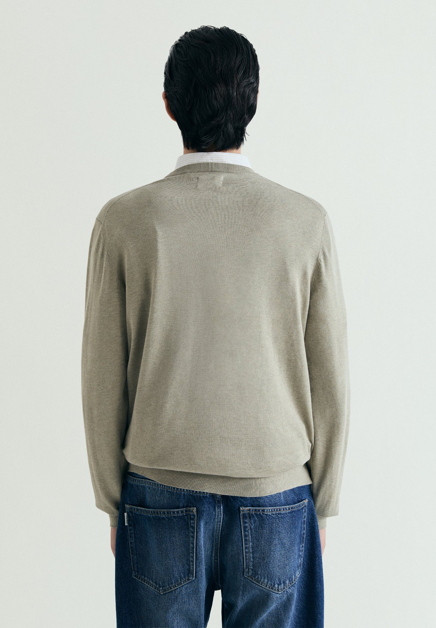 SUPIMA RIBBED SWEATER