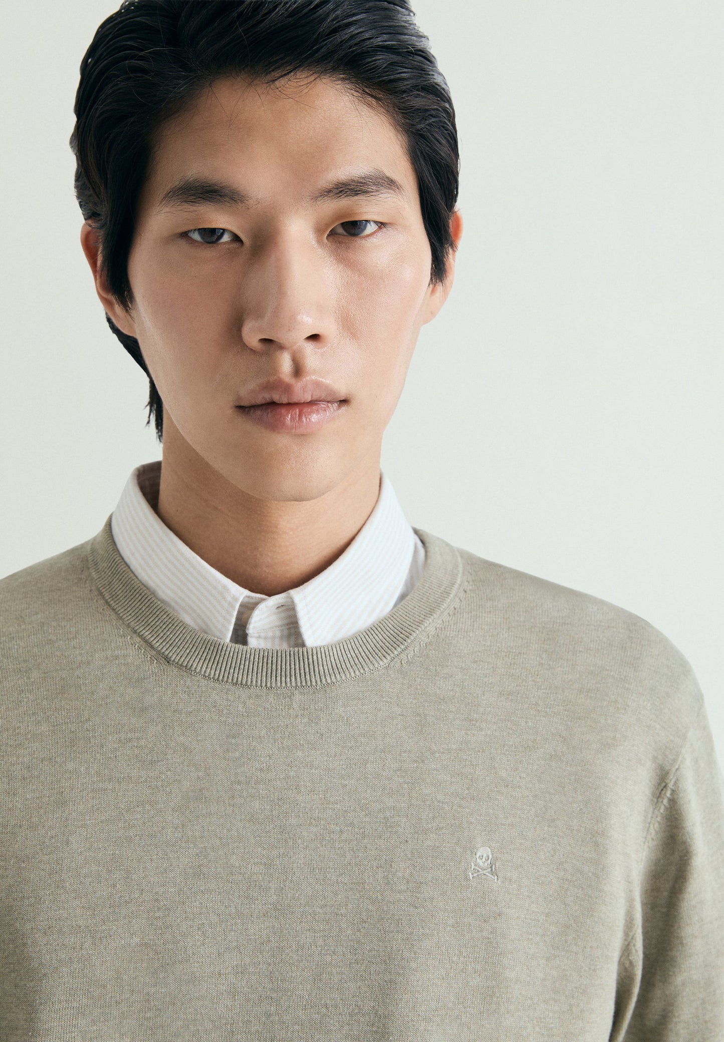 SUPIMA RIBBED SWEATER