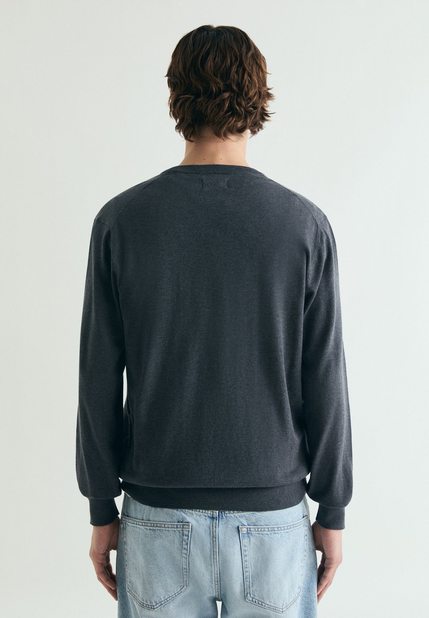 SUPIMA RIBBED SWEATER