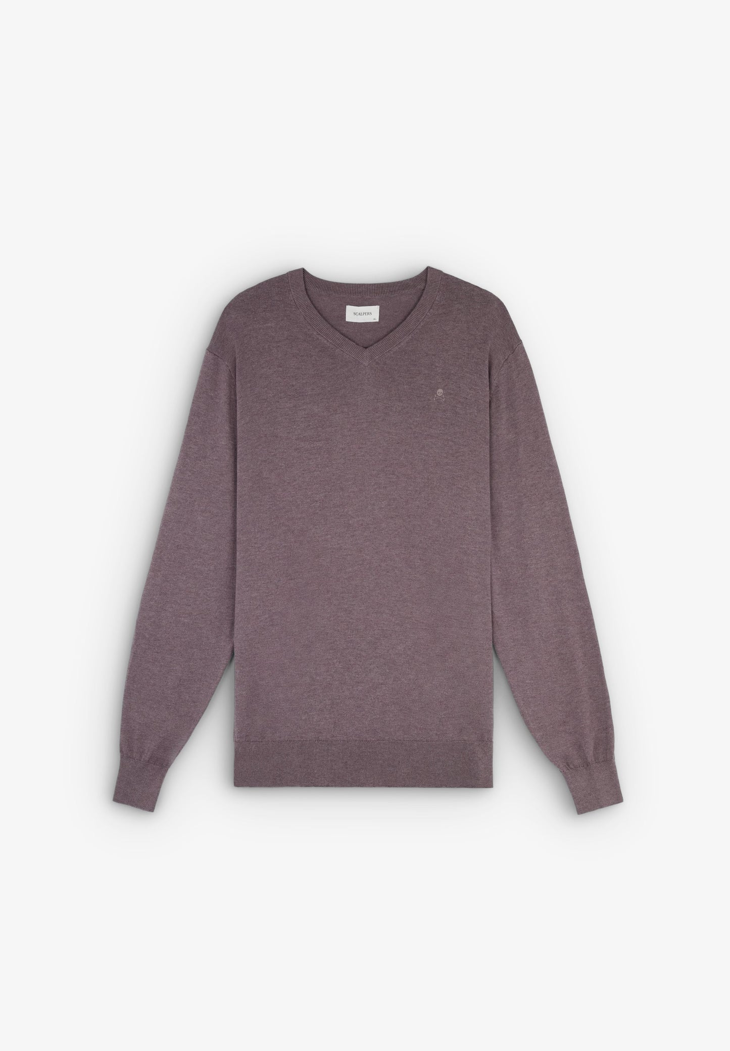 SUPIMA SWEATER WITH TONAL EMBROIDERY