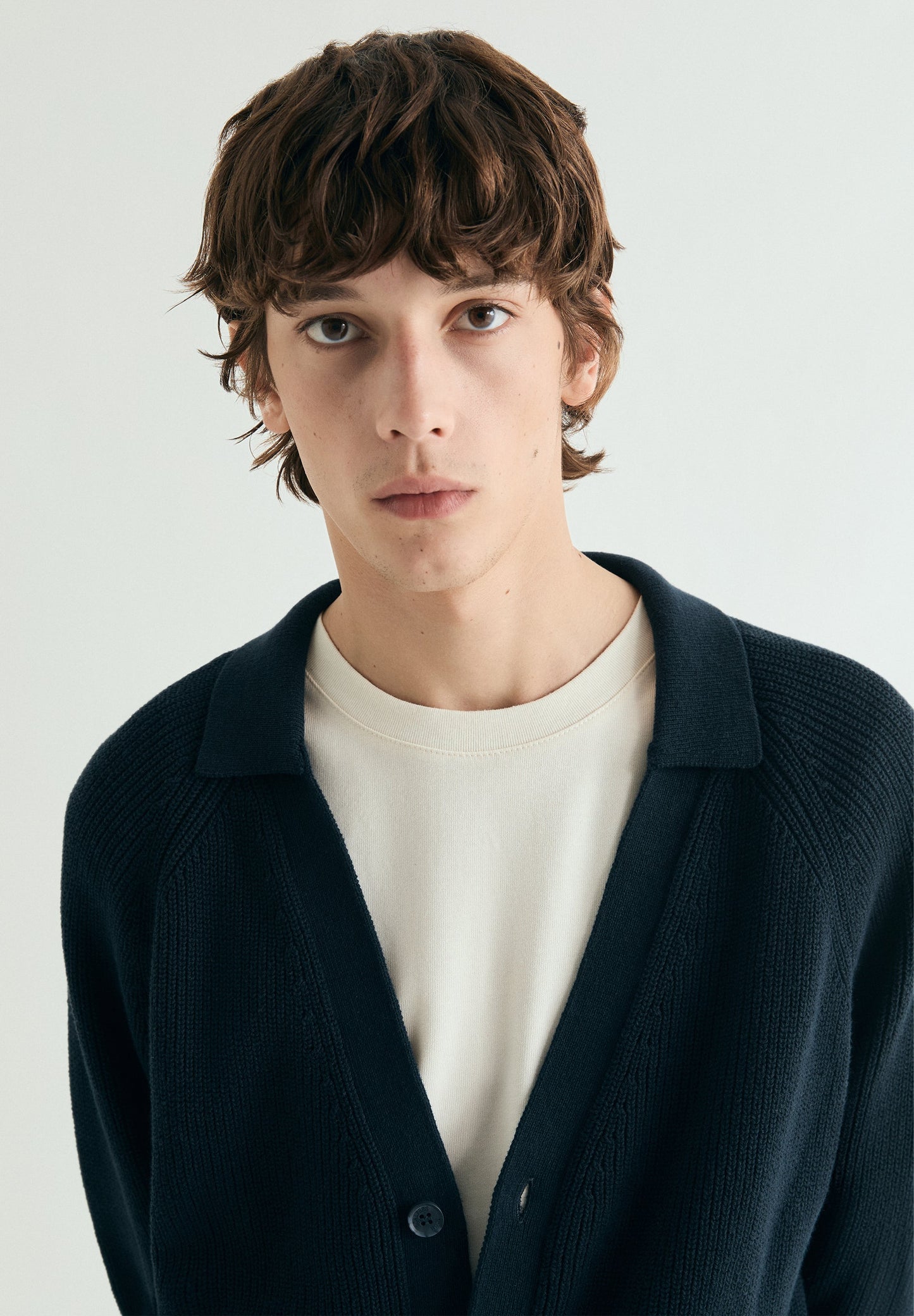 COTTON AND LINEN CARDIGAN