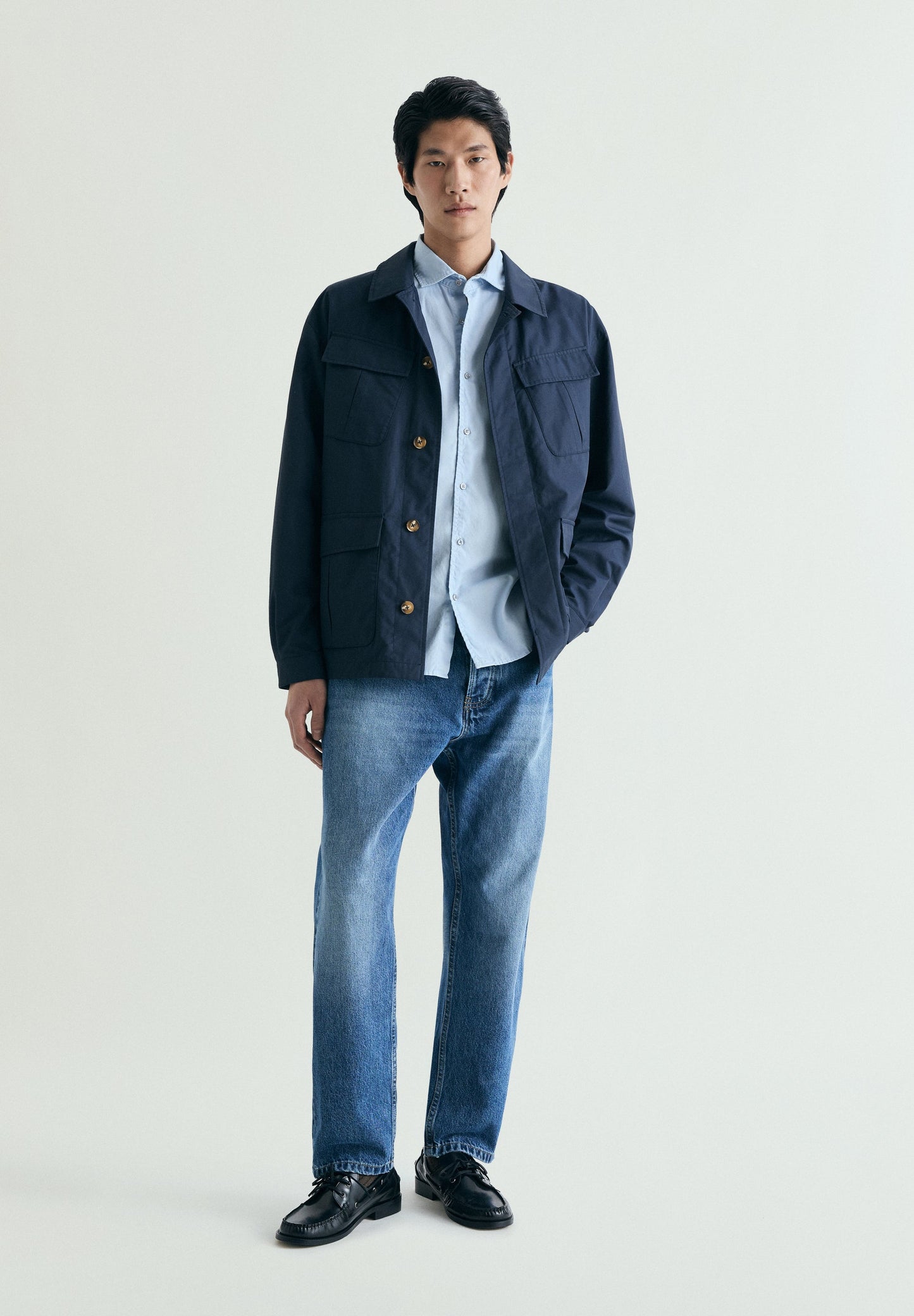 REGULAR FIT EMBROIDERED SHIRT