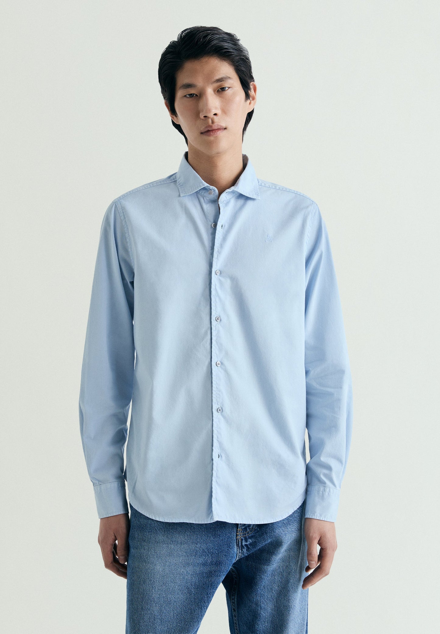 REGULAR FIT EMBROIDERED SHIRT