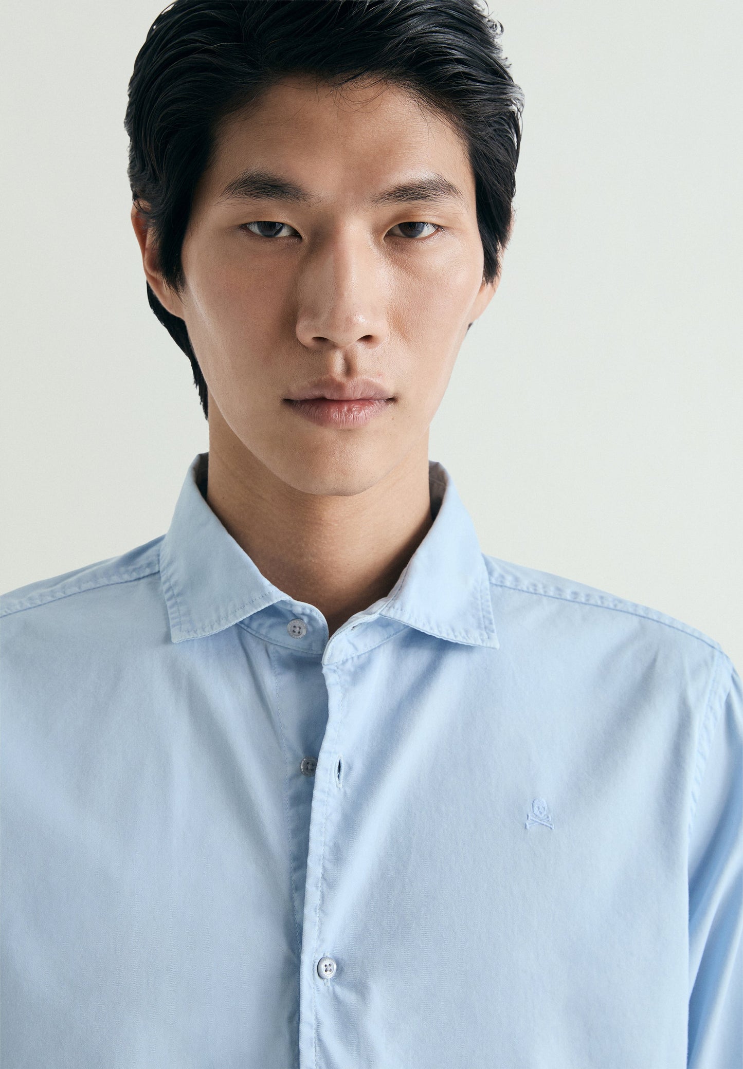 REGULAR FIT EMBROIDERED SHIRT