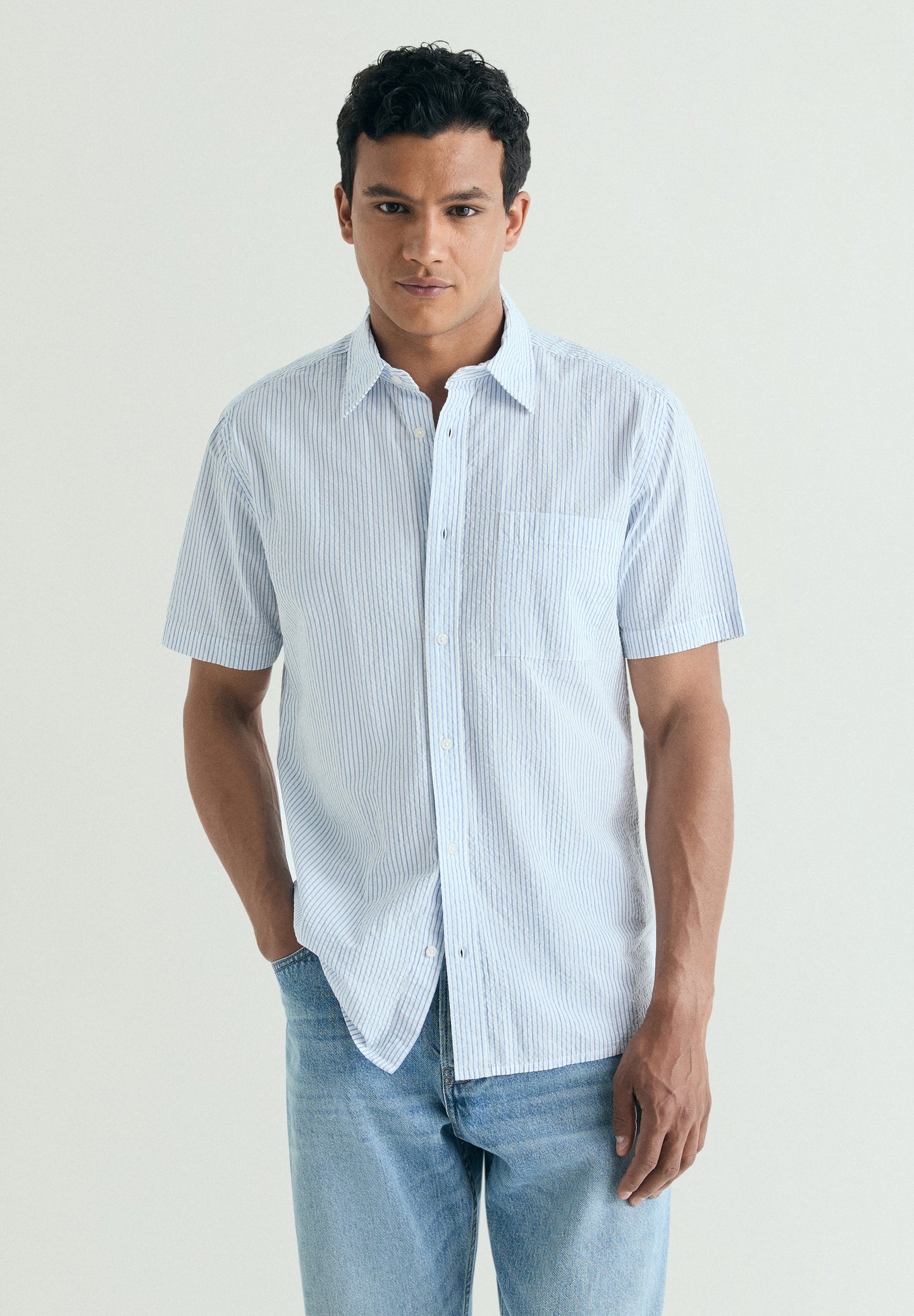 SCSEERSUCKER RESORT SHIRT