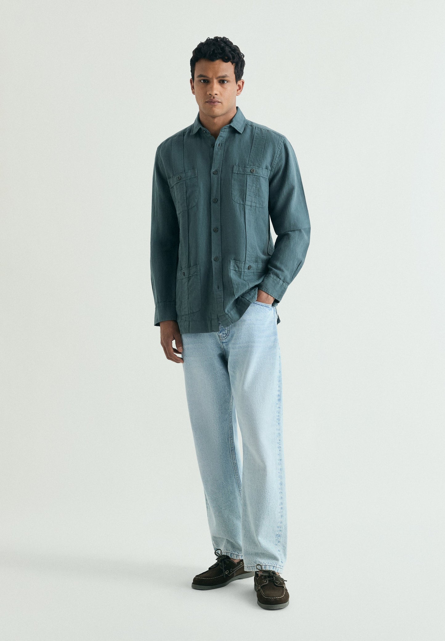 LINEN GUAYABERA SHIRT
