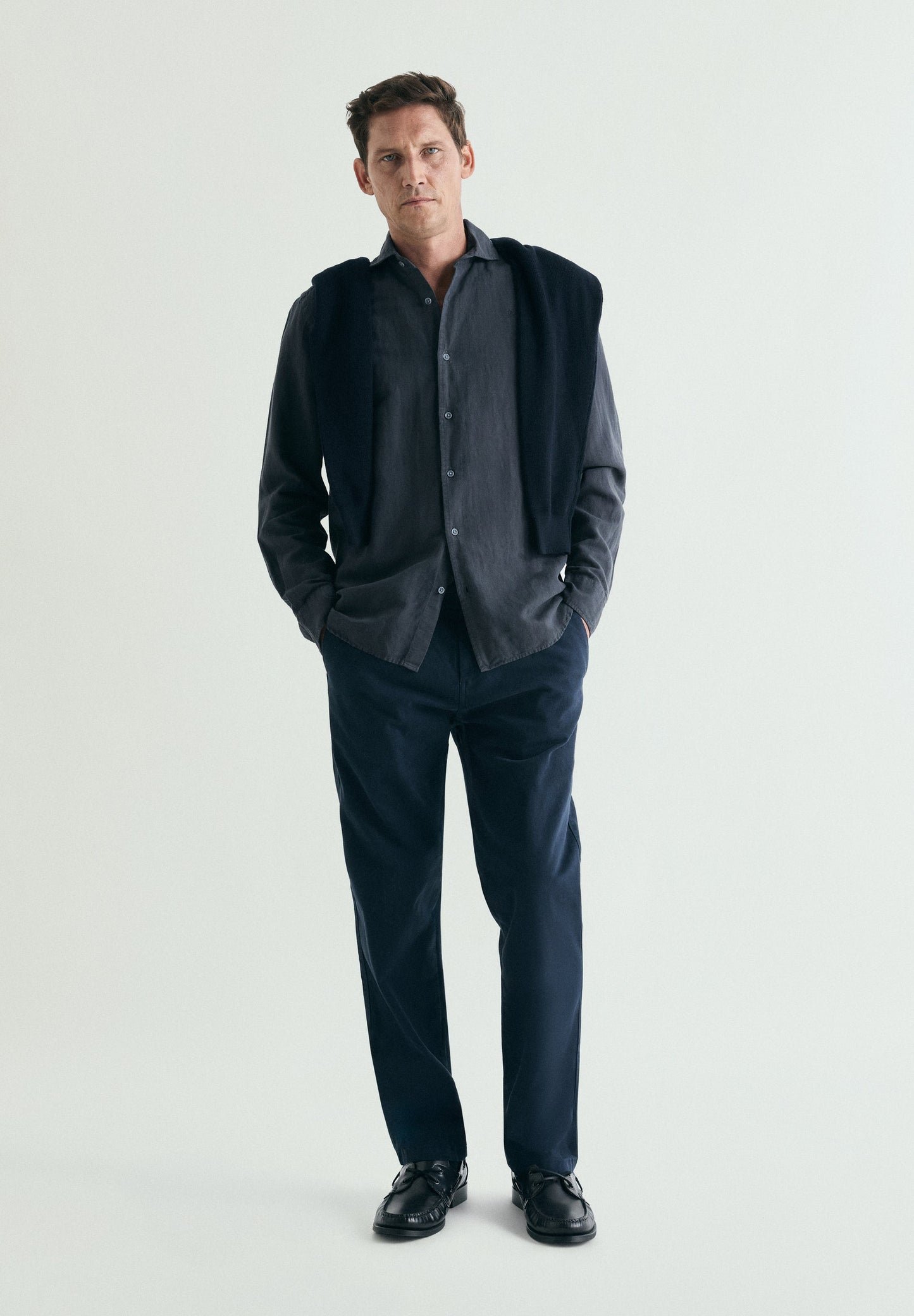 REGULAR FIT LINEN SHIRT