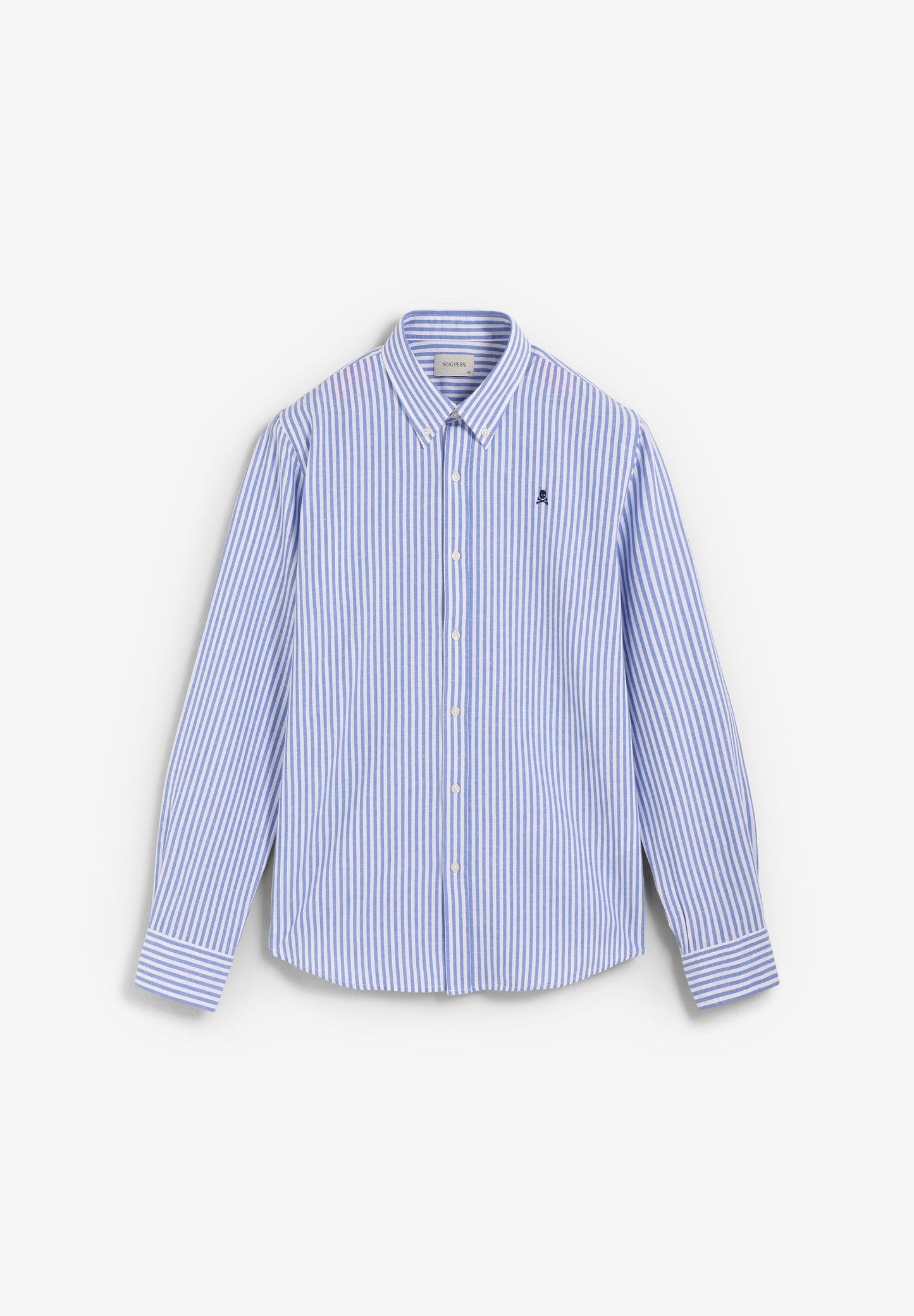 COTTON AND LINEN OXFORD SHIRT