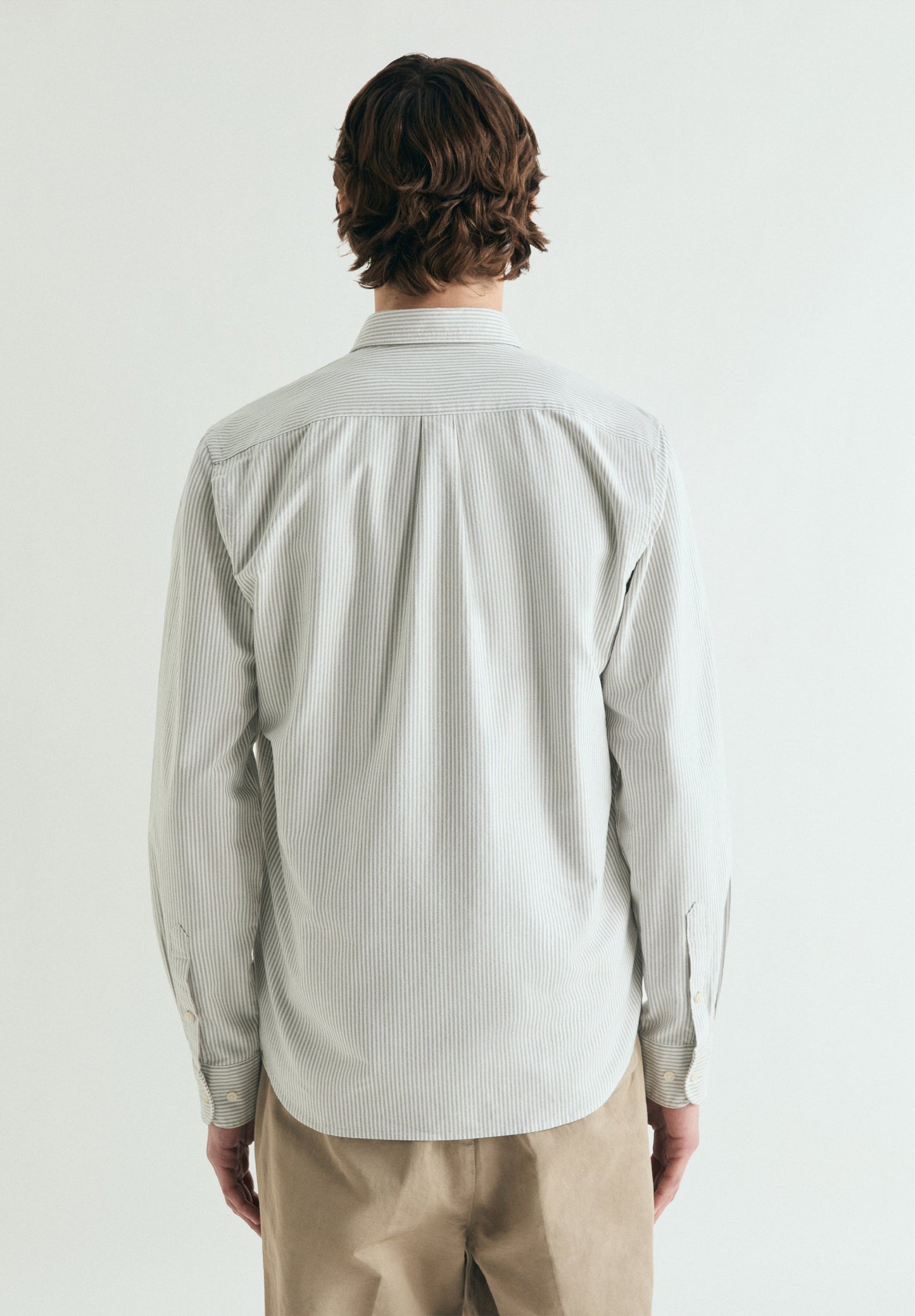 STRIPED PRINTED OXFORD SHIRT