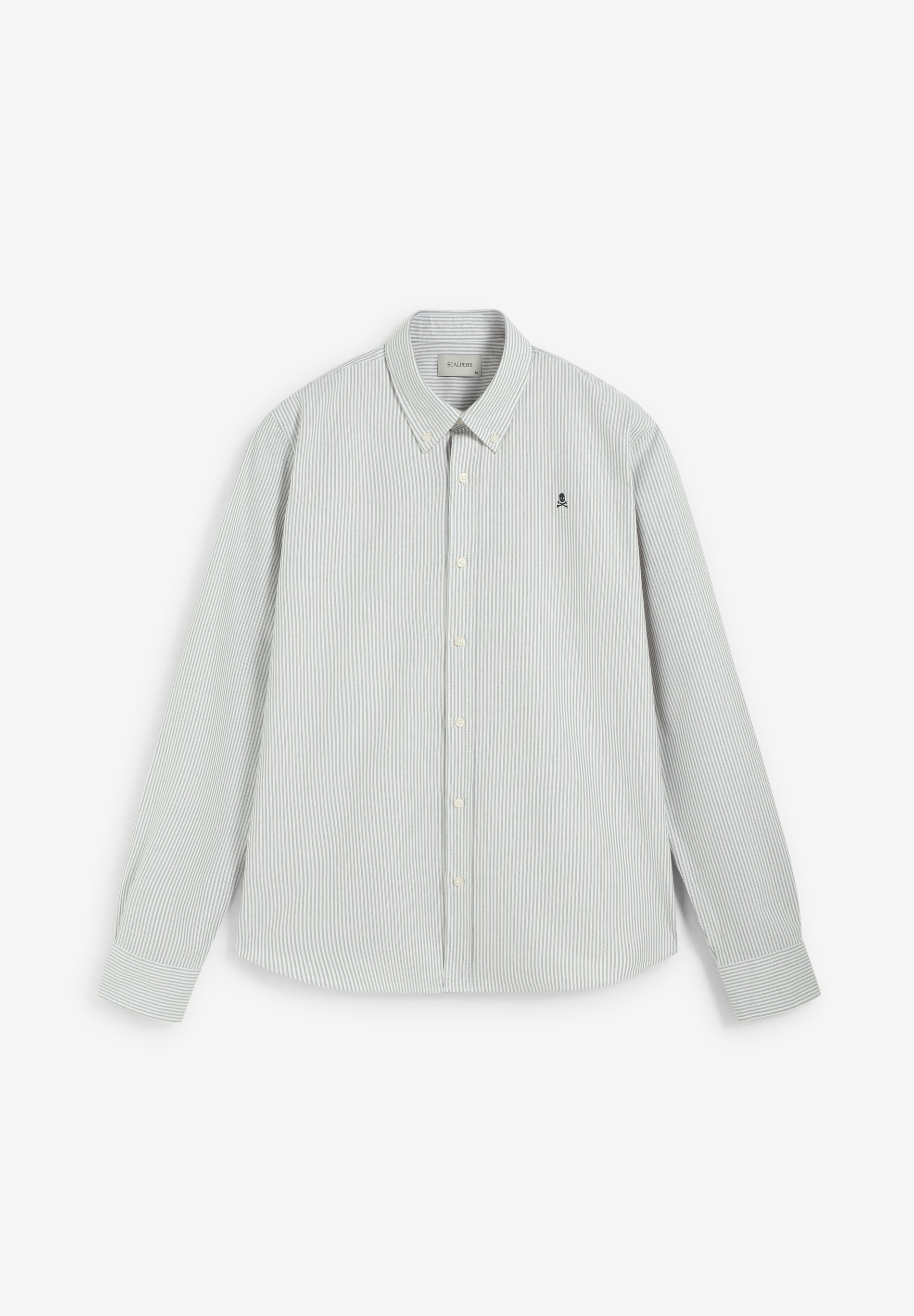 CAMISA OXFORD ESTAMPADA RAYAS - Scalpers