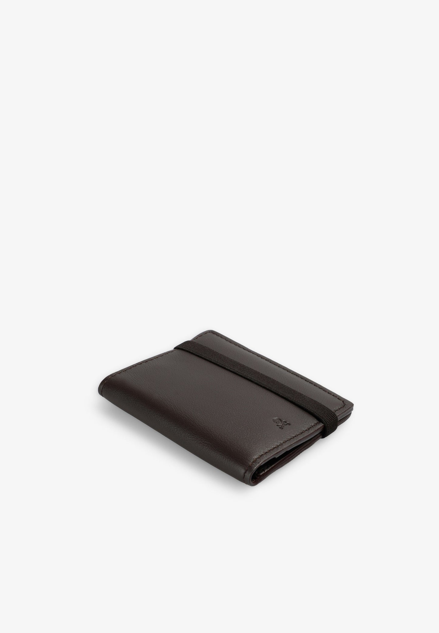 100% LEATHER WALLET WITH STRETCH DETAIL