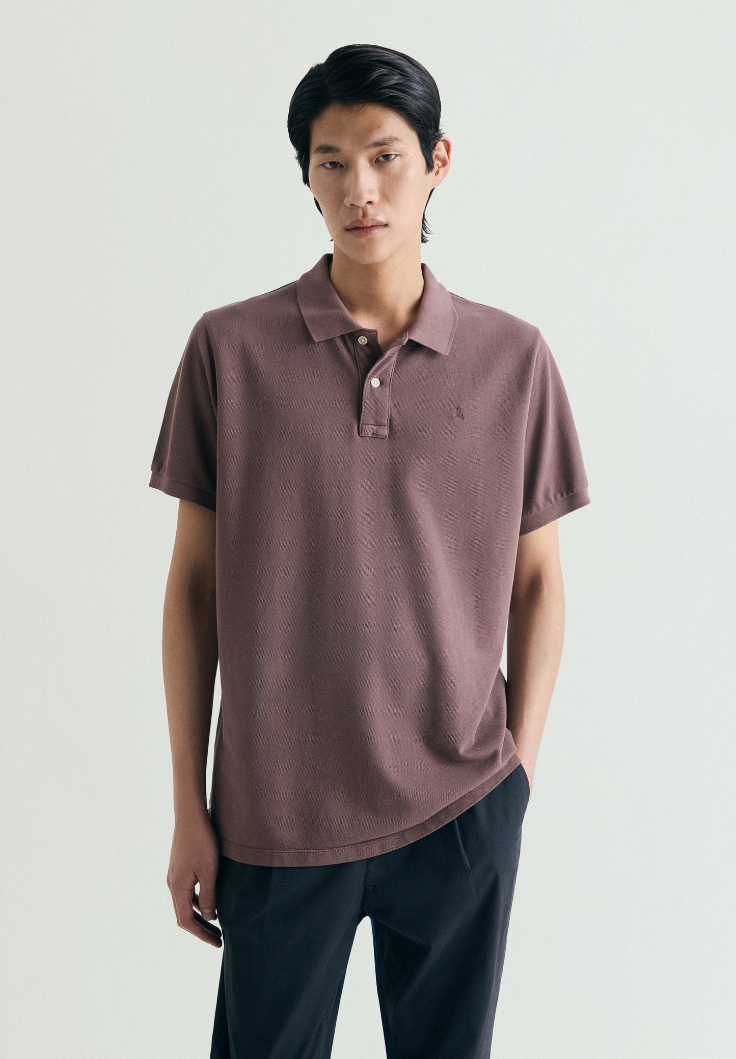 EMBROIDERED PIQUÉ POLO SHIRT