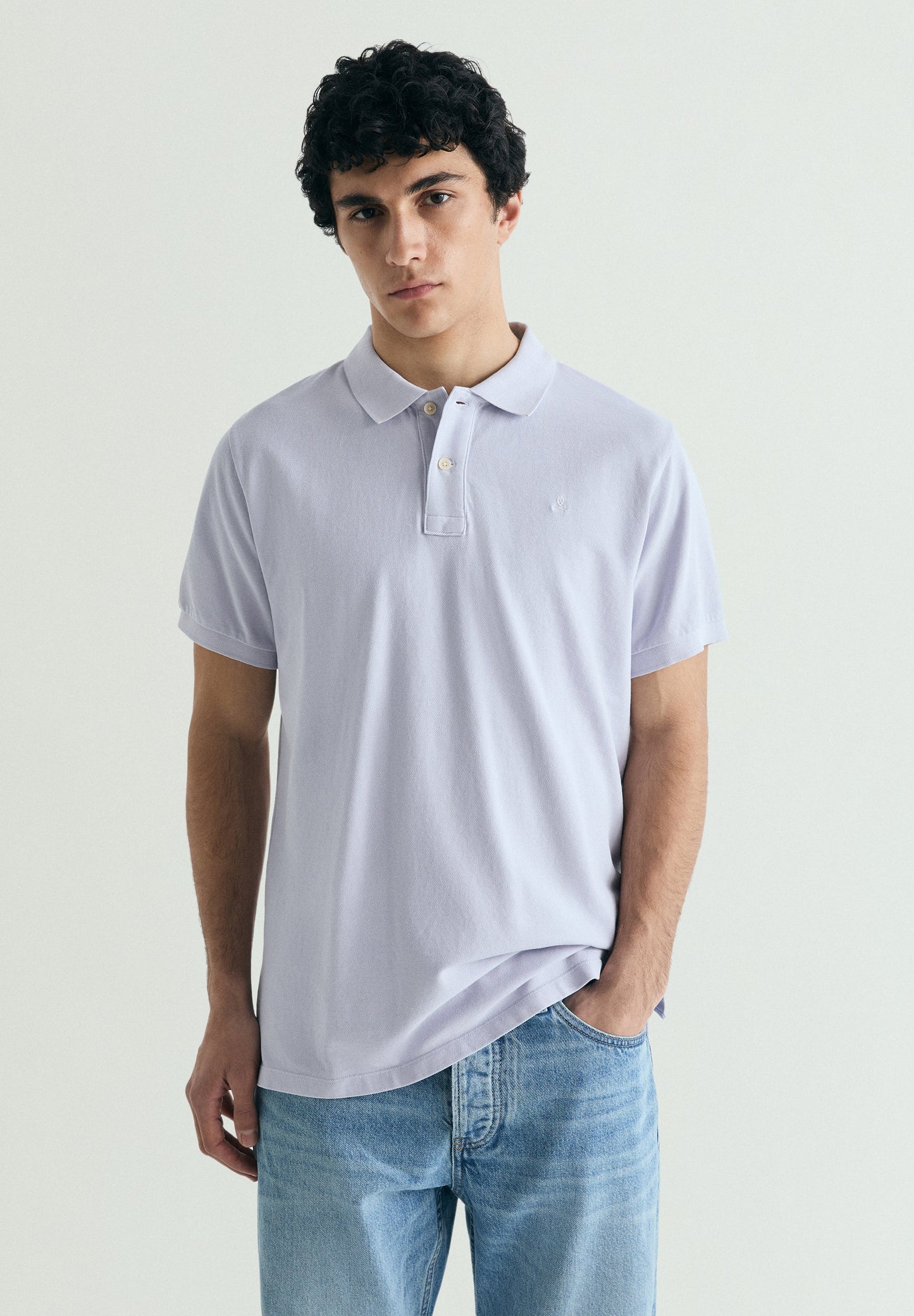 EMBROIDERED PIQUÉ POLO SHIRT