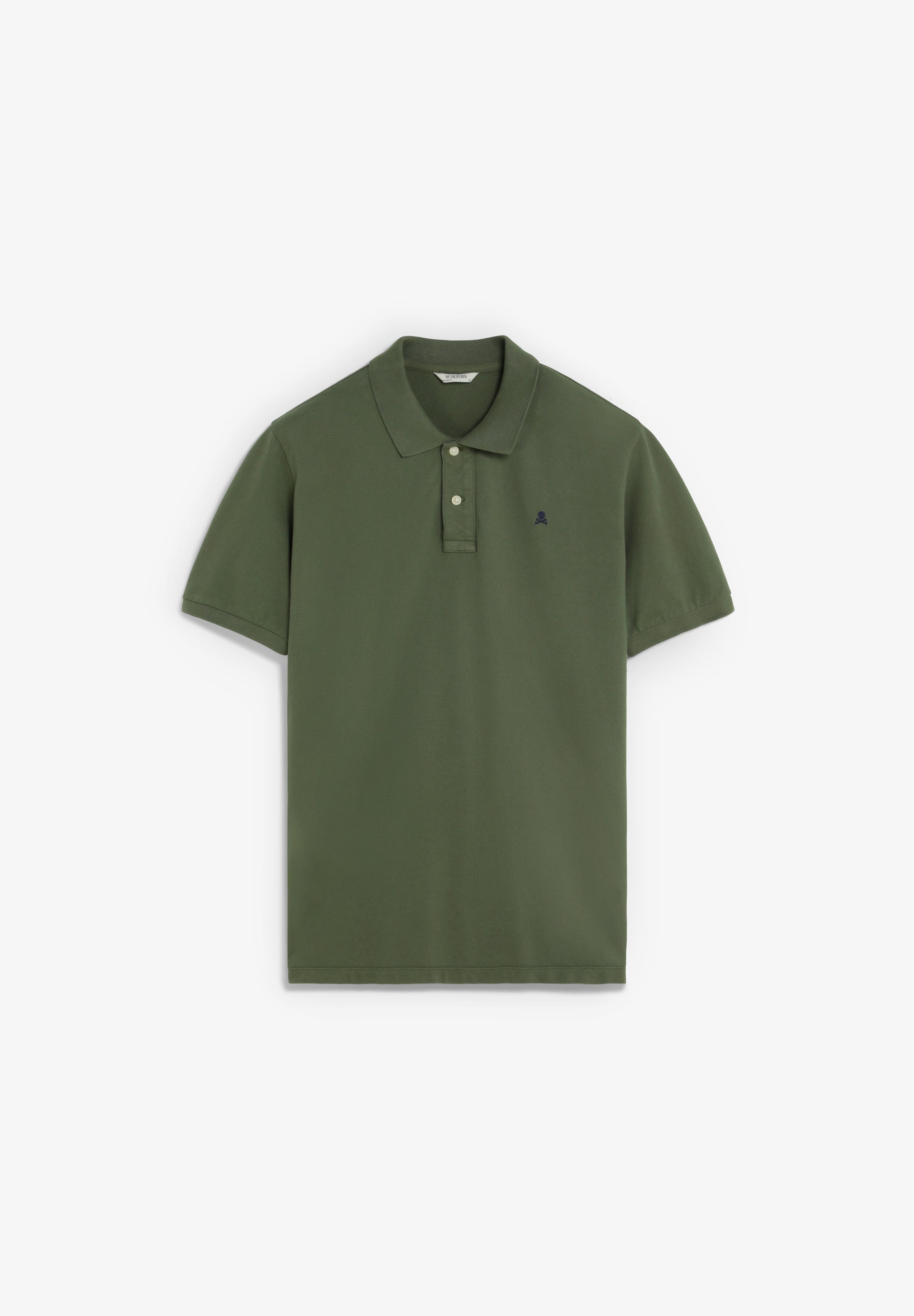 PIQUÉ POLO SHIRT WITH CONTRAST EMBROIDERY