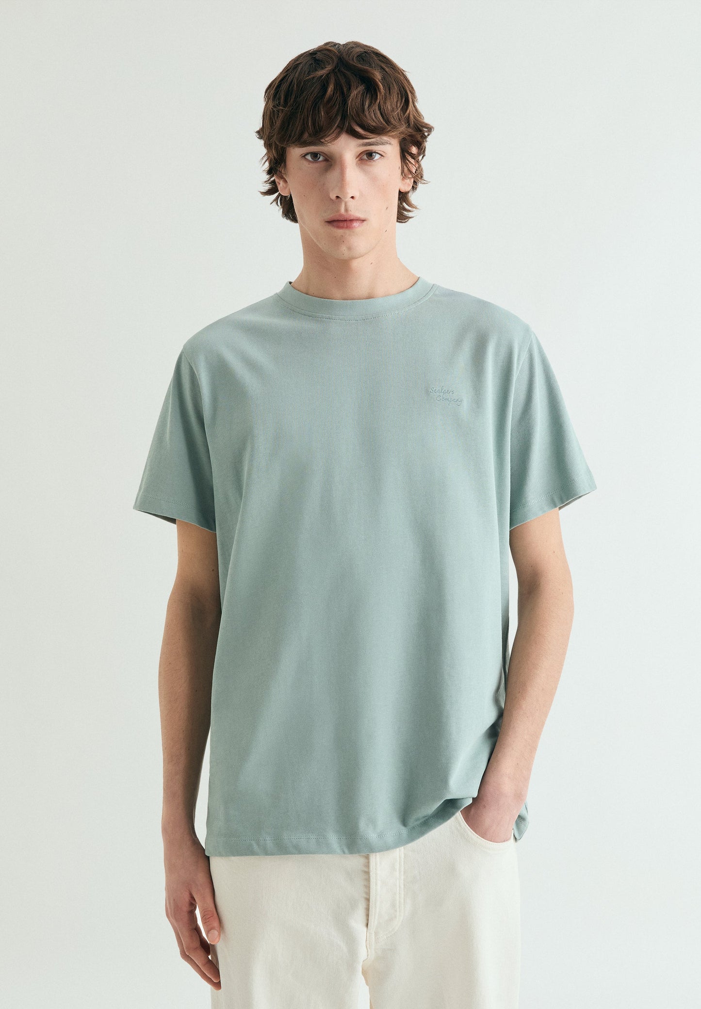 MEDIUM WEIGHT EMBROIDERED T-SHIRT