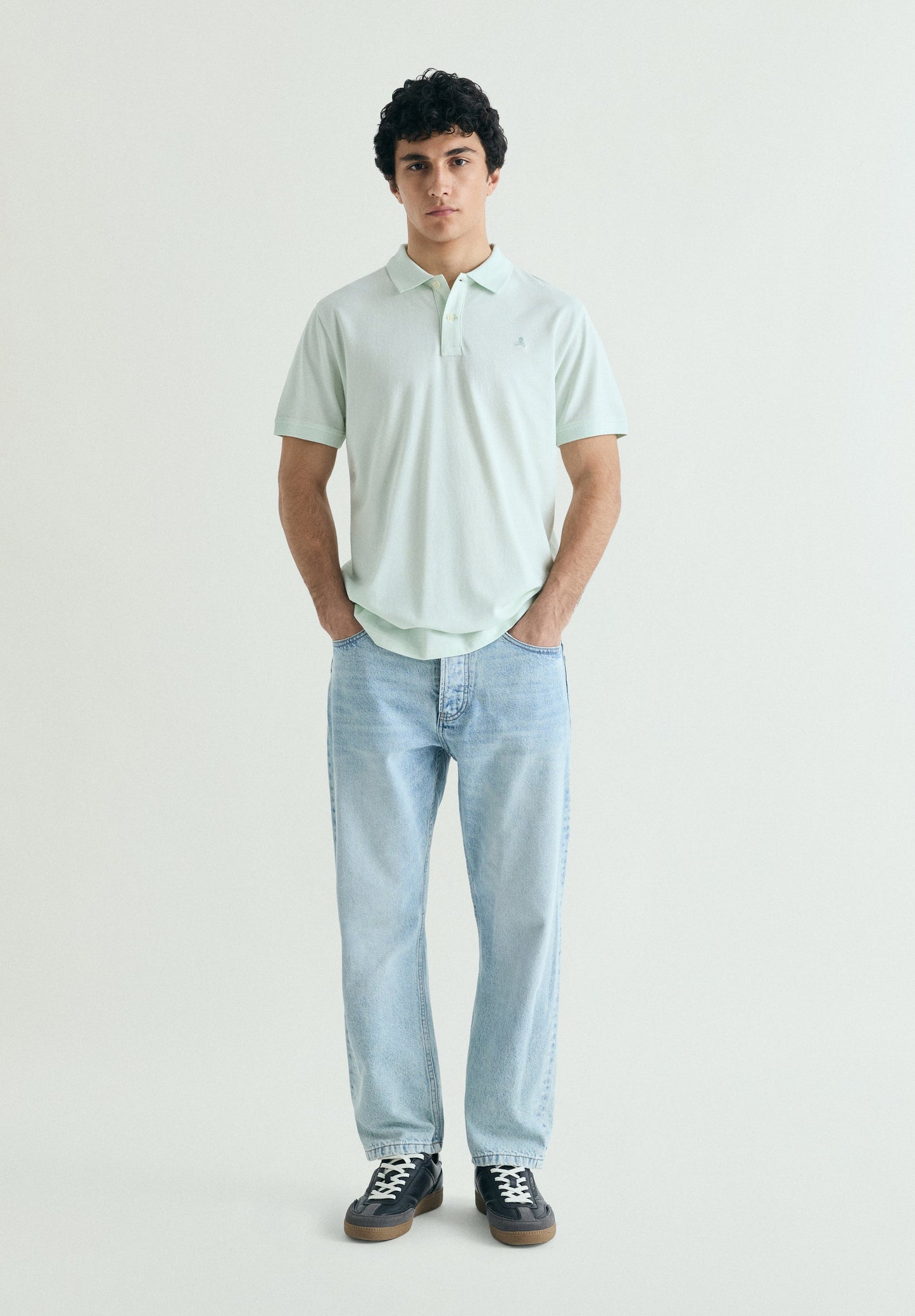 PIQUÉ POLO SHIRT WITH CONTRAST SKULL