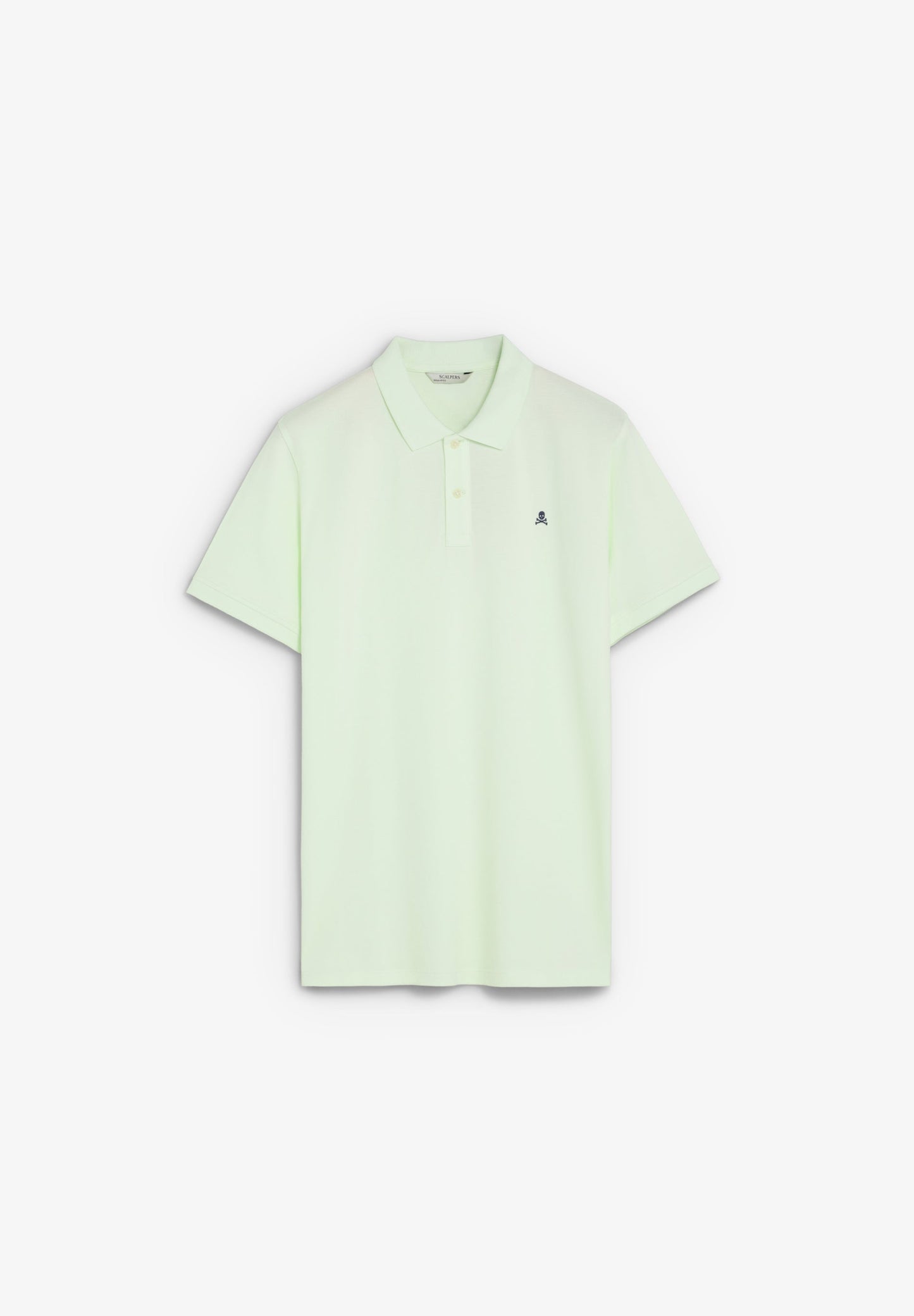PIQUÉ POLO SHIRT WITH CONTRAST SKULL