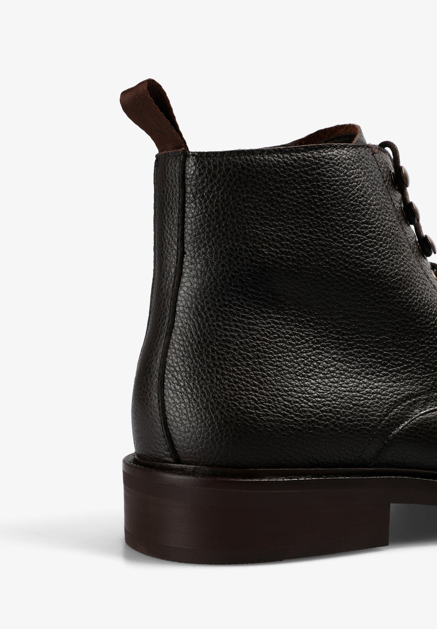 LEATHER DERBY BOOTS