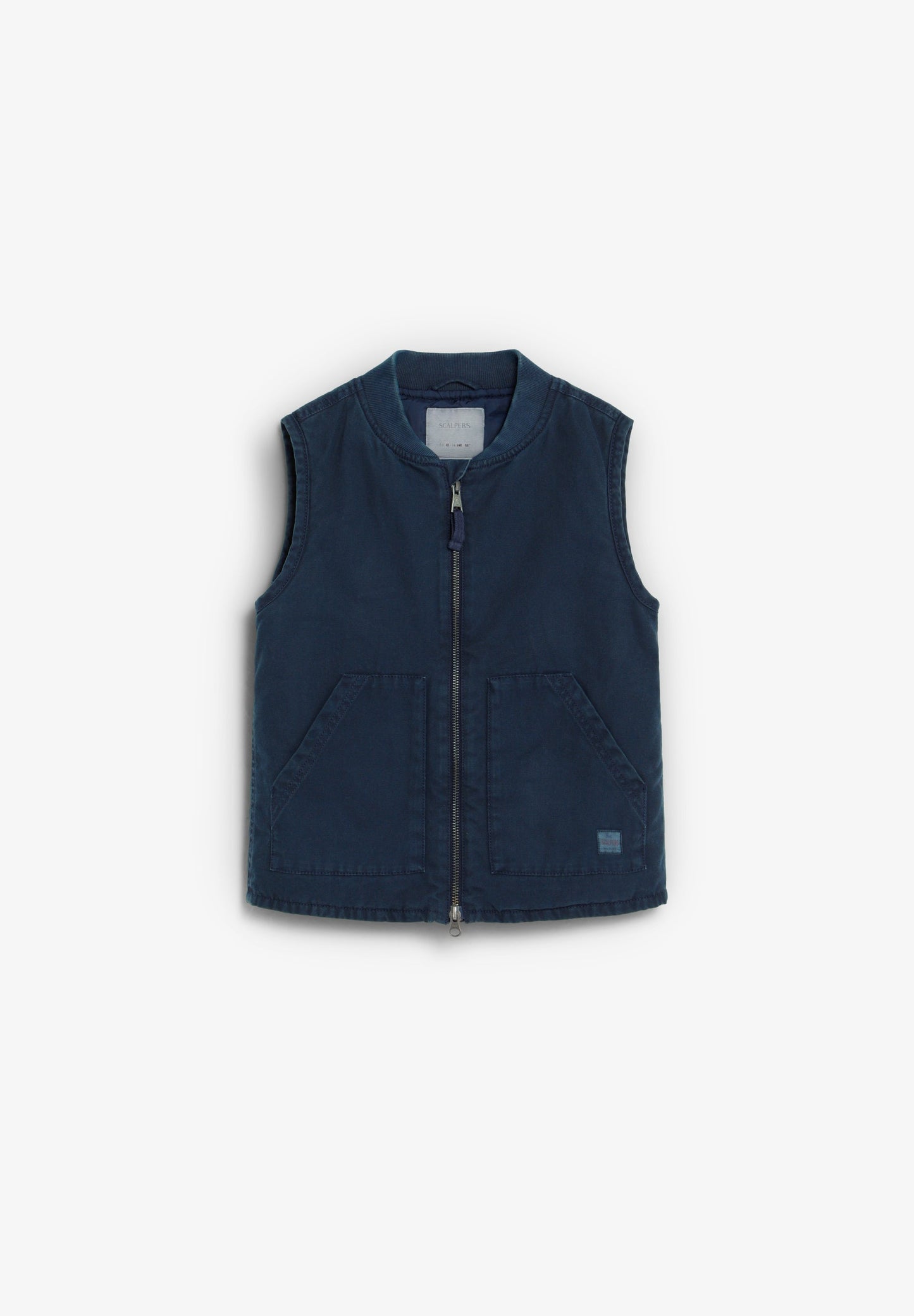 ZIP-UP DENIM GILET