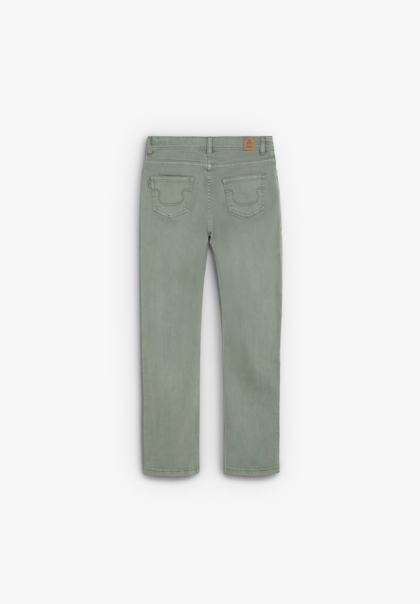 SLIM FIT FIVE-POCKET TROUSERS
