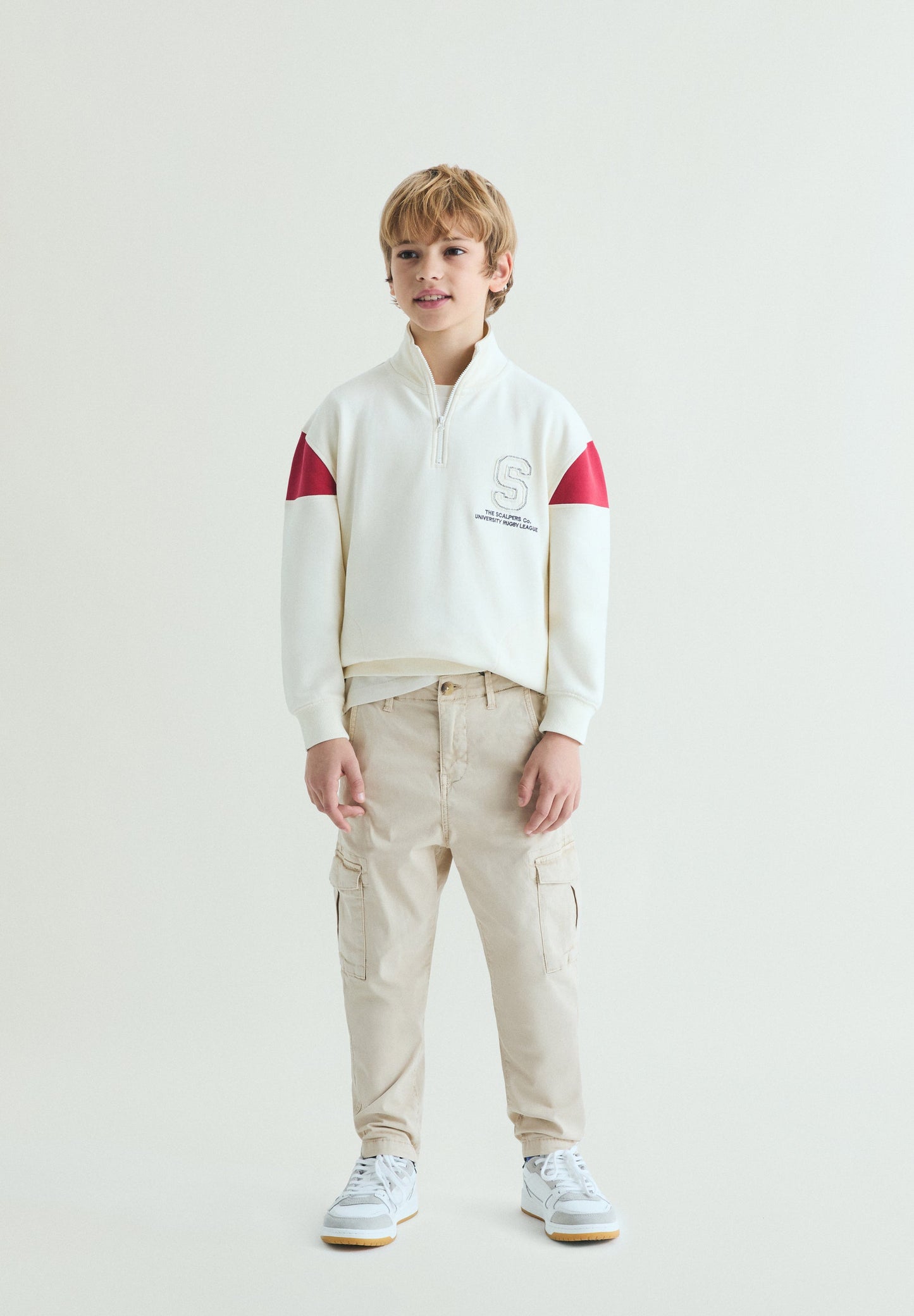 SLIM FIT CARGO TROUSERS