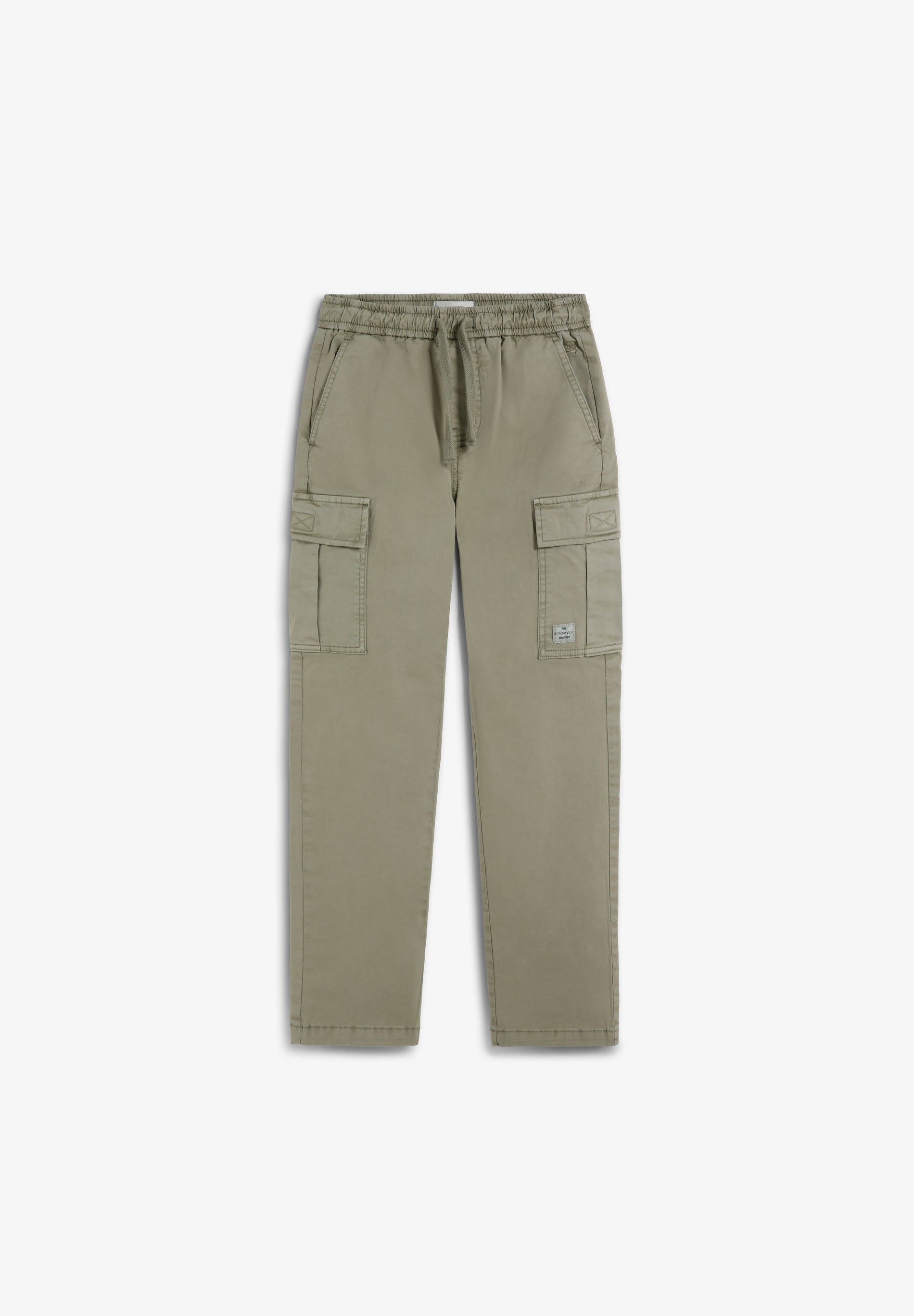 CARGO TROUSERS WITH ELASTICATED WAIST