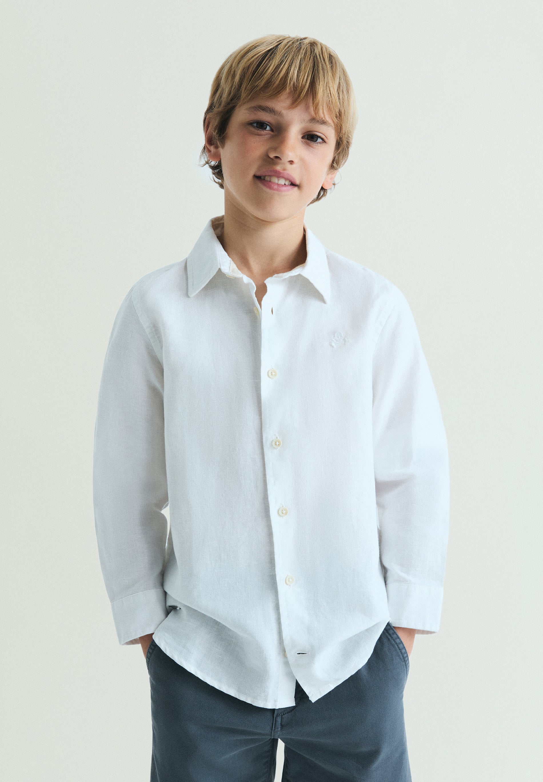 REGULAR FIT SKULL SHIRT