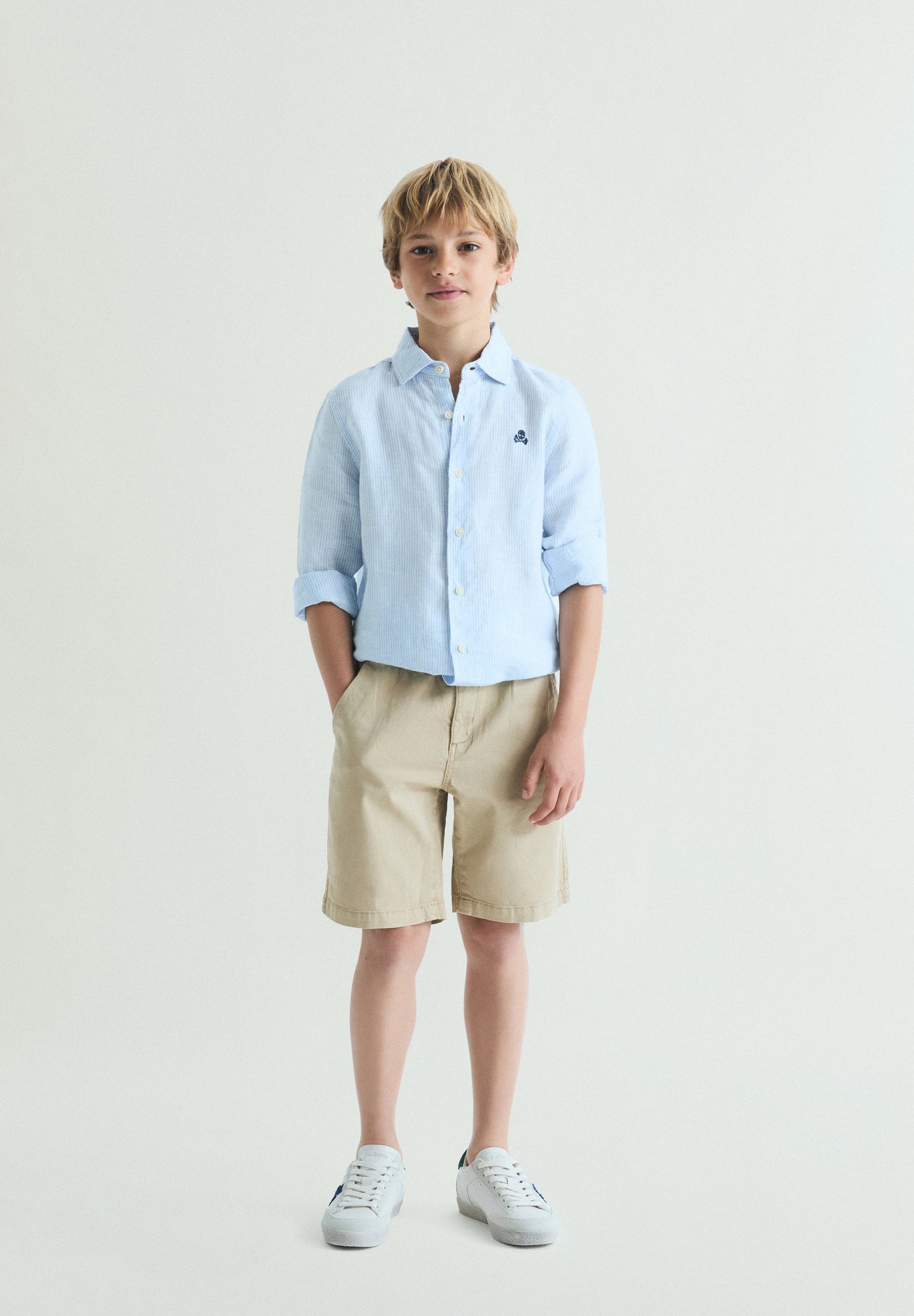 STRIPED LINEN SHIRT