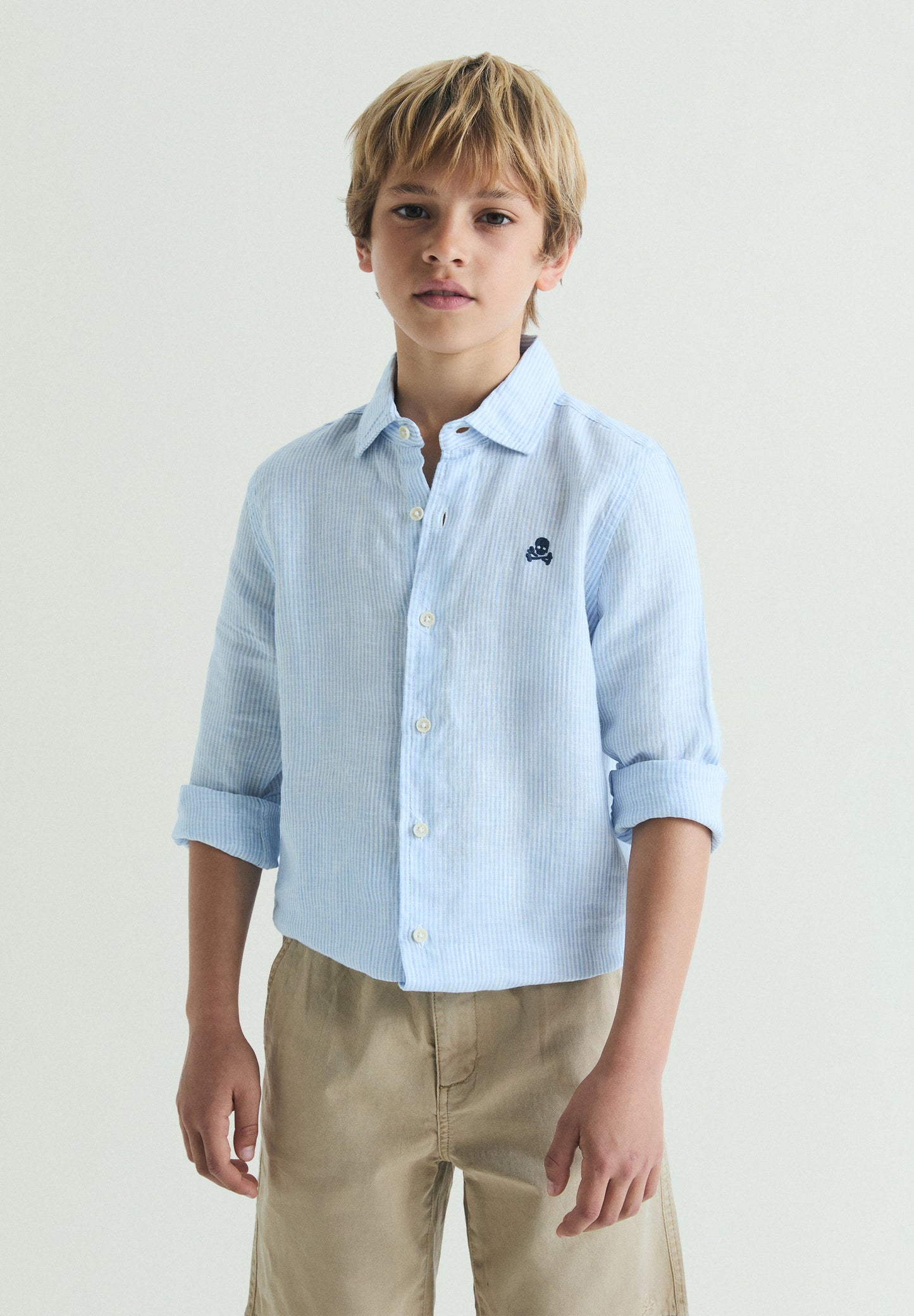 STRIPED LINEN SHIRT