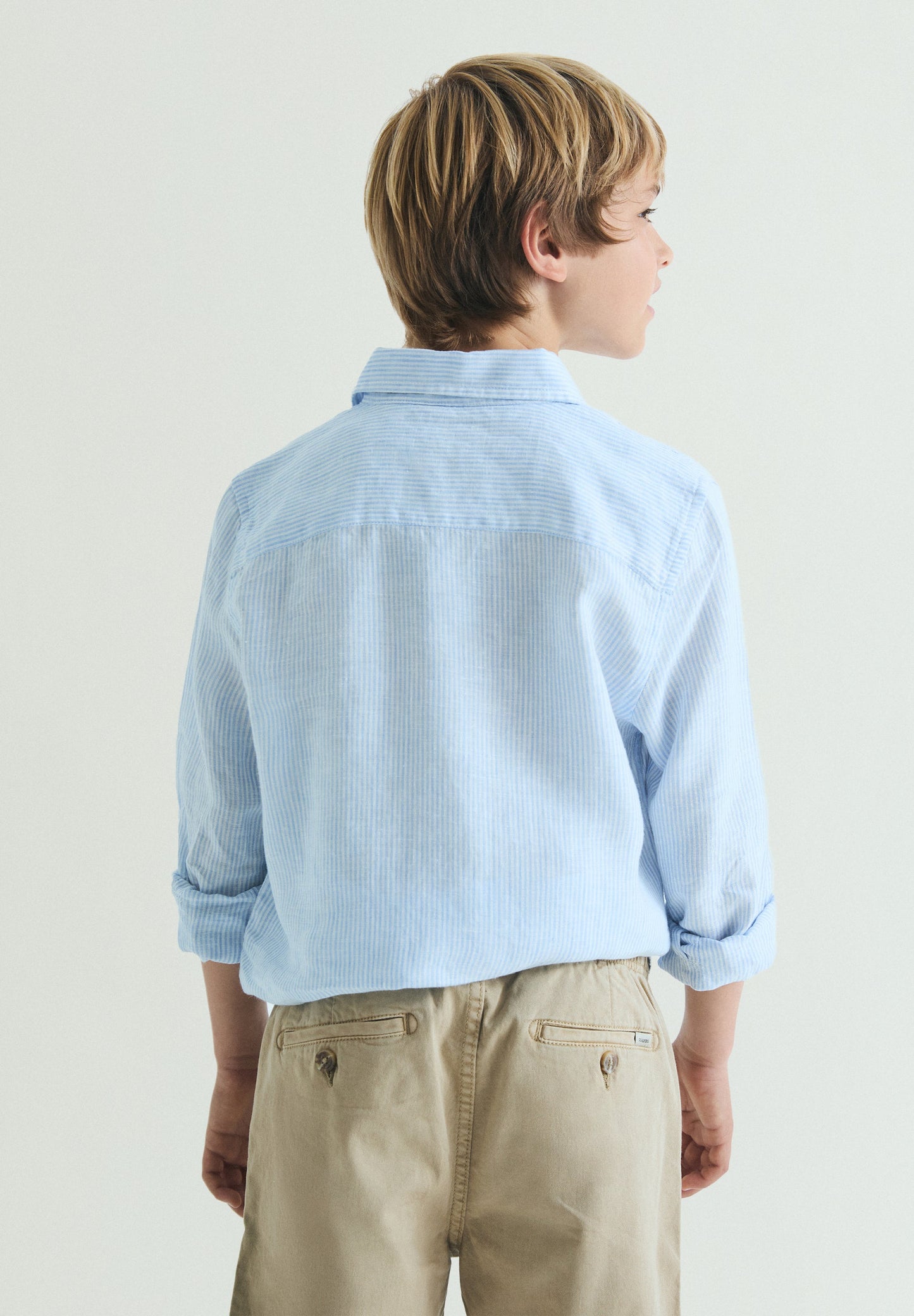 STRIPED LINEN SHIRT