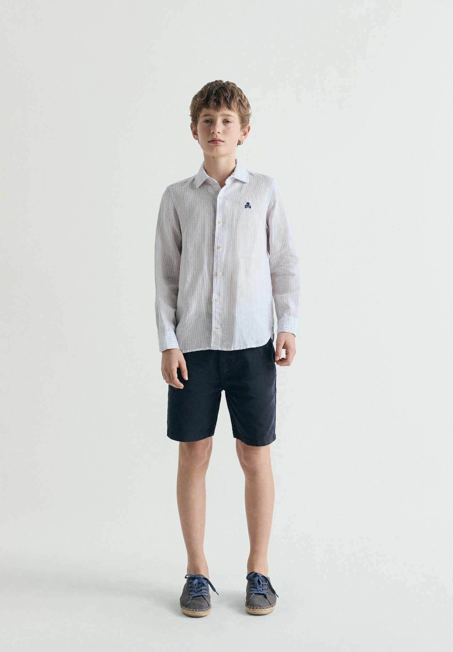 STRIPED LINEN SHIRT