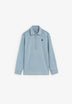 LONG SLEEVE DENIM POLO SHIRT